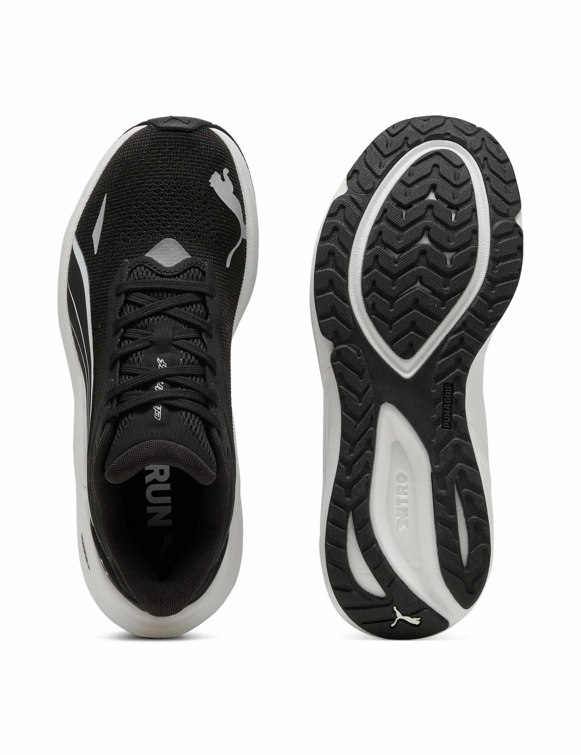 Electrify NITRO 4 Running Shoes - Black/White all - terrain Comfortable Forefoot