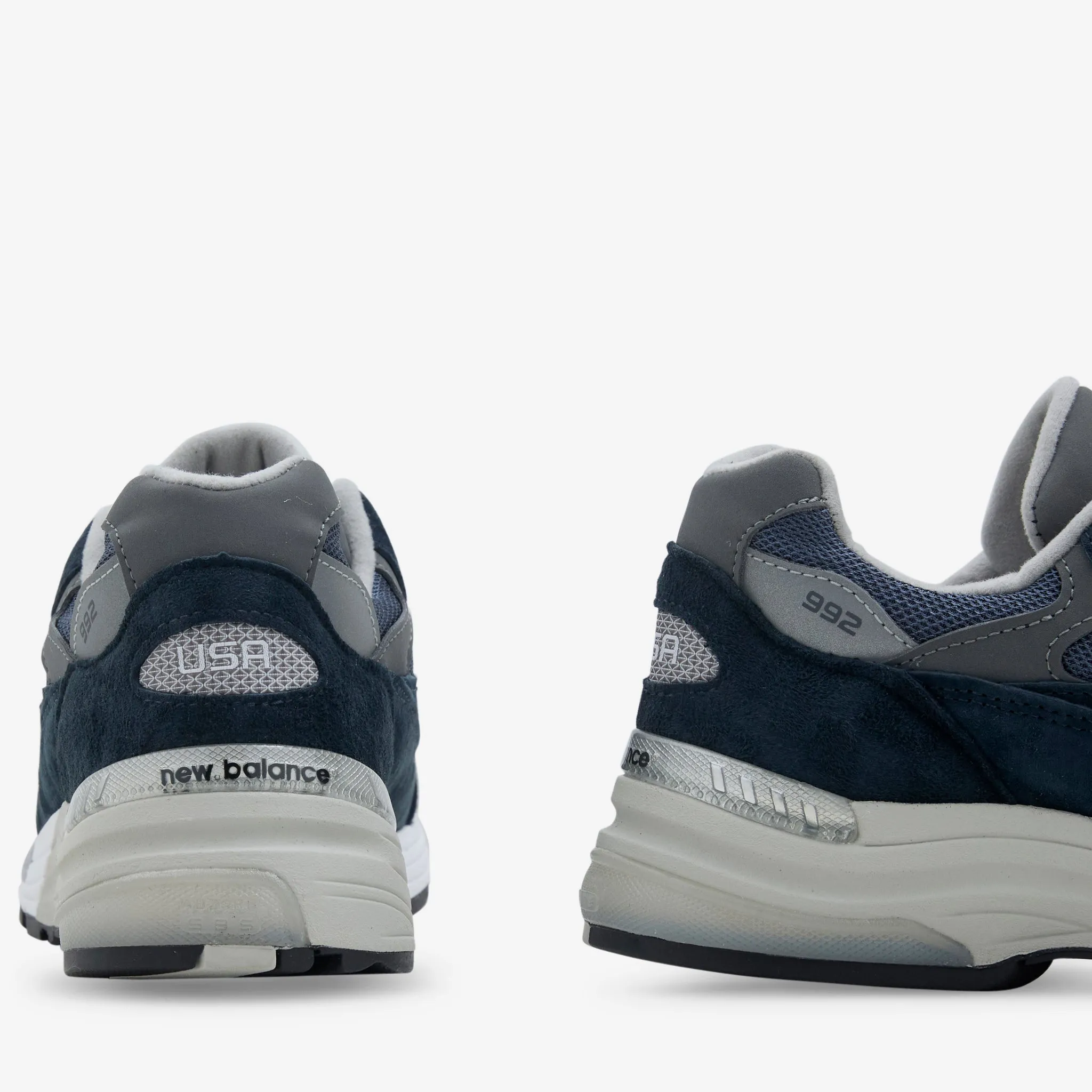Indoor Walk Made in USA 992 Navy | Grey | Silver Metallic