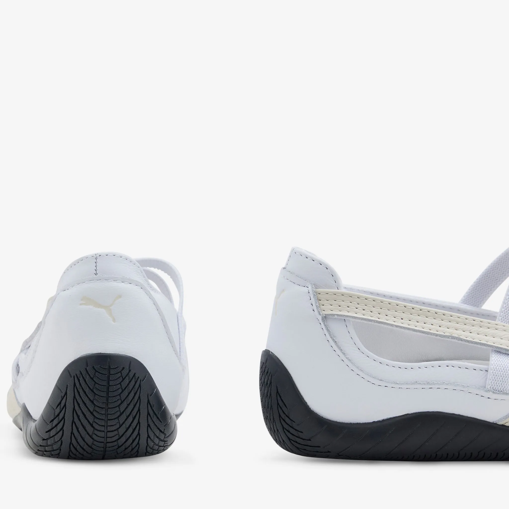 Women's Speedcat Ballet Leather PUMA White | Alpine Snow Urban Stroll Countryside Walk