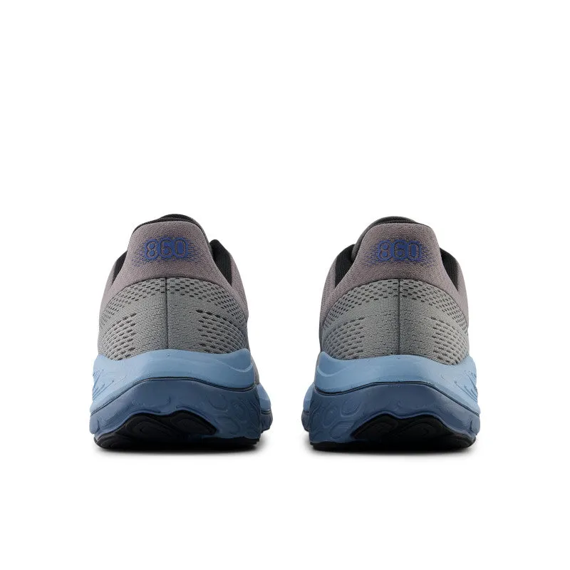 Fresh Foam X 860v14 - Slate Grey with Chrome Blue and Sea Salt - Men's Long Lasting