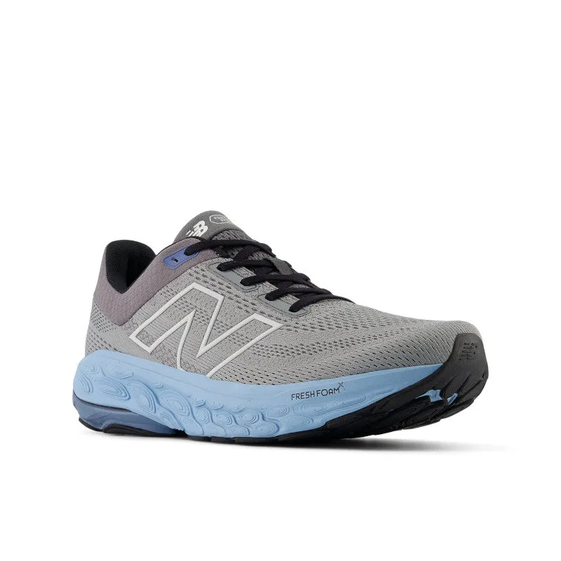 Zip - up Fresh Foam X 860v14 - Slate Grey with Chrome Blue and Sea Salt - Men's