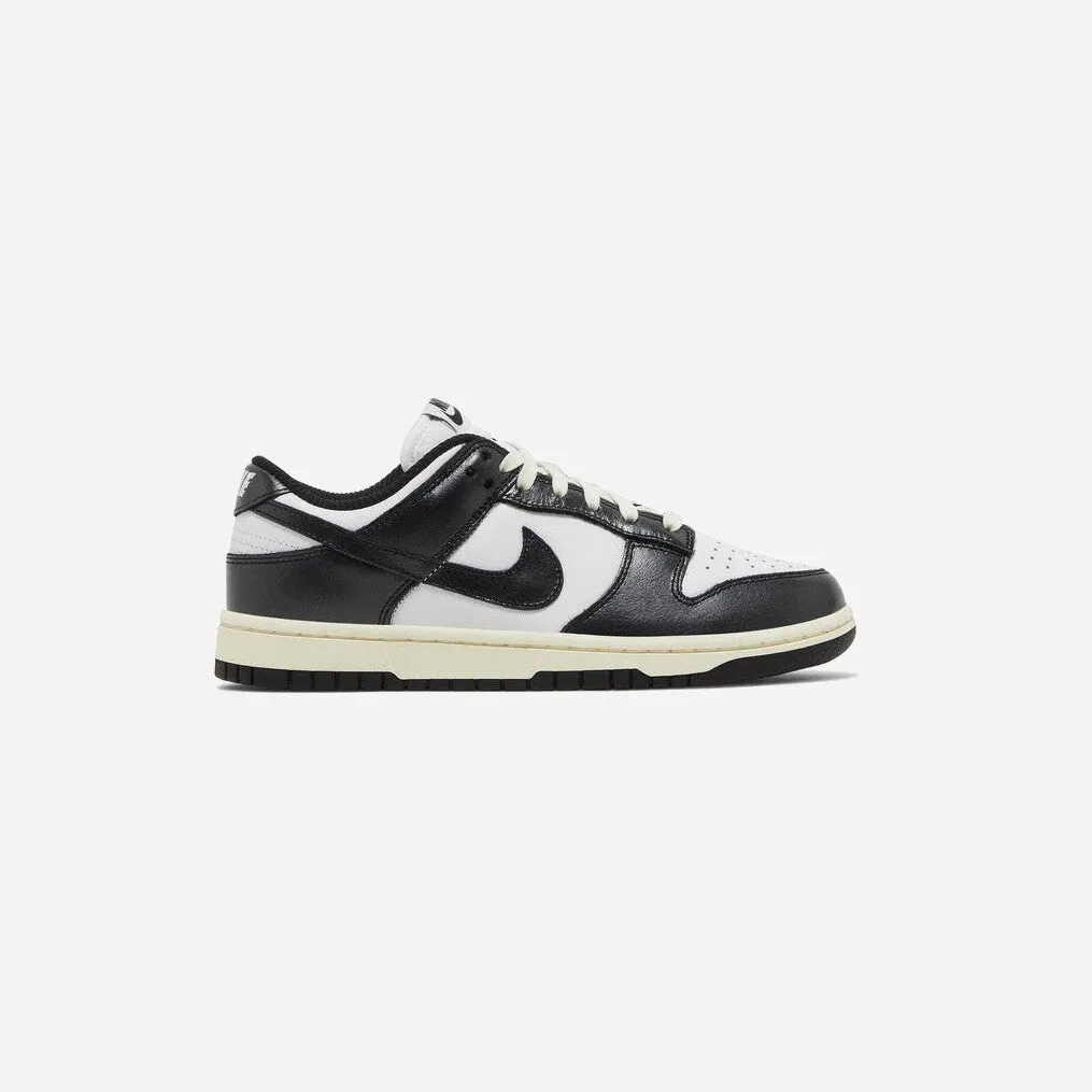 Nike Dunk Low Vintage Panda WMNS Stylish Details Unlined Comfort