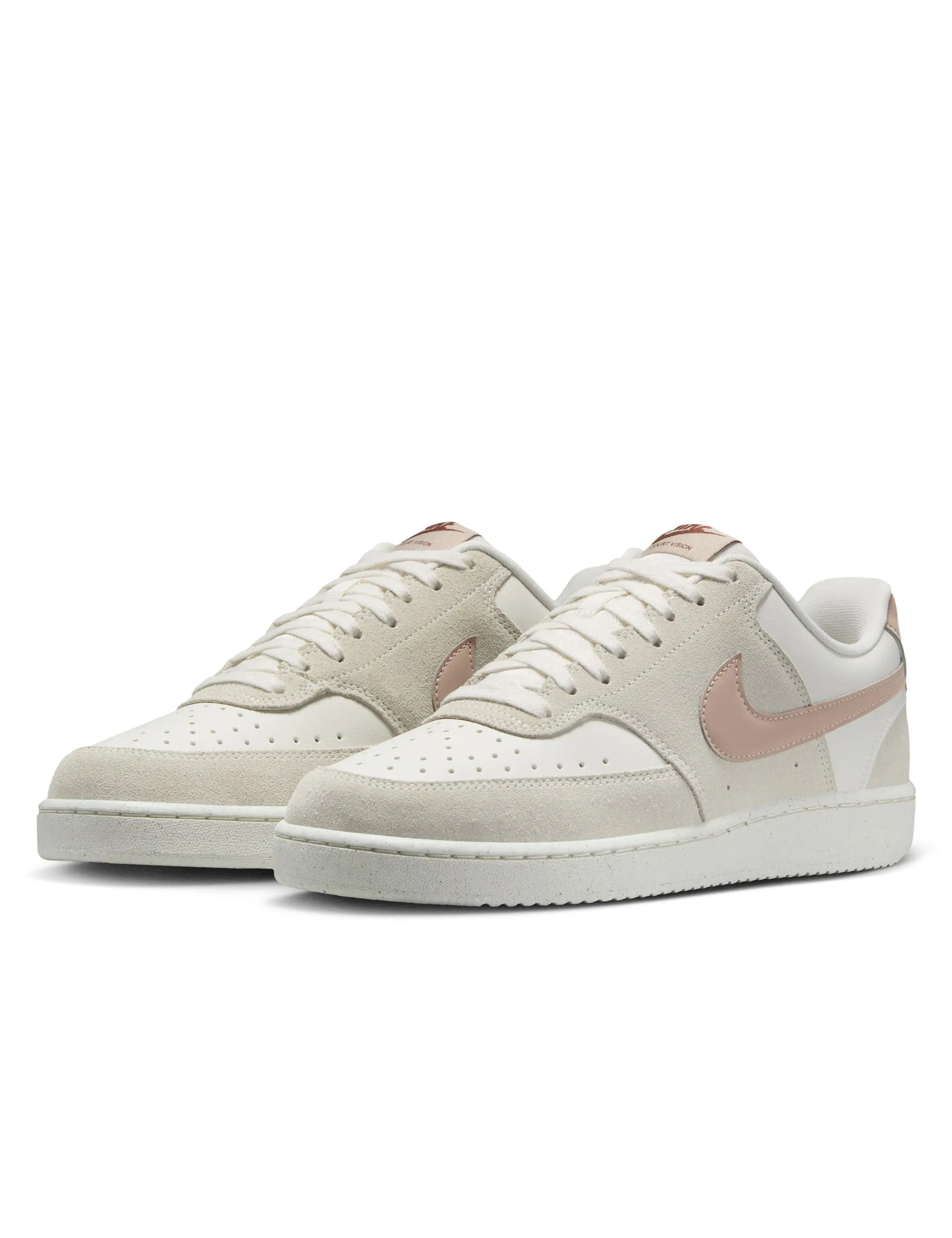 Sports-Friendly Court Vision Low Shoes - Phantom/Fossil Stone/Light Bone