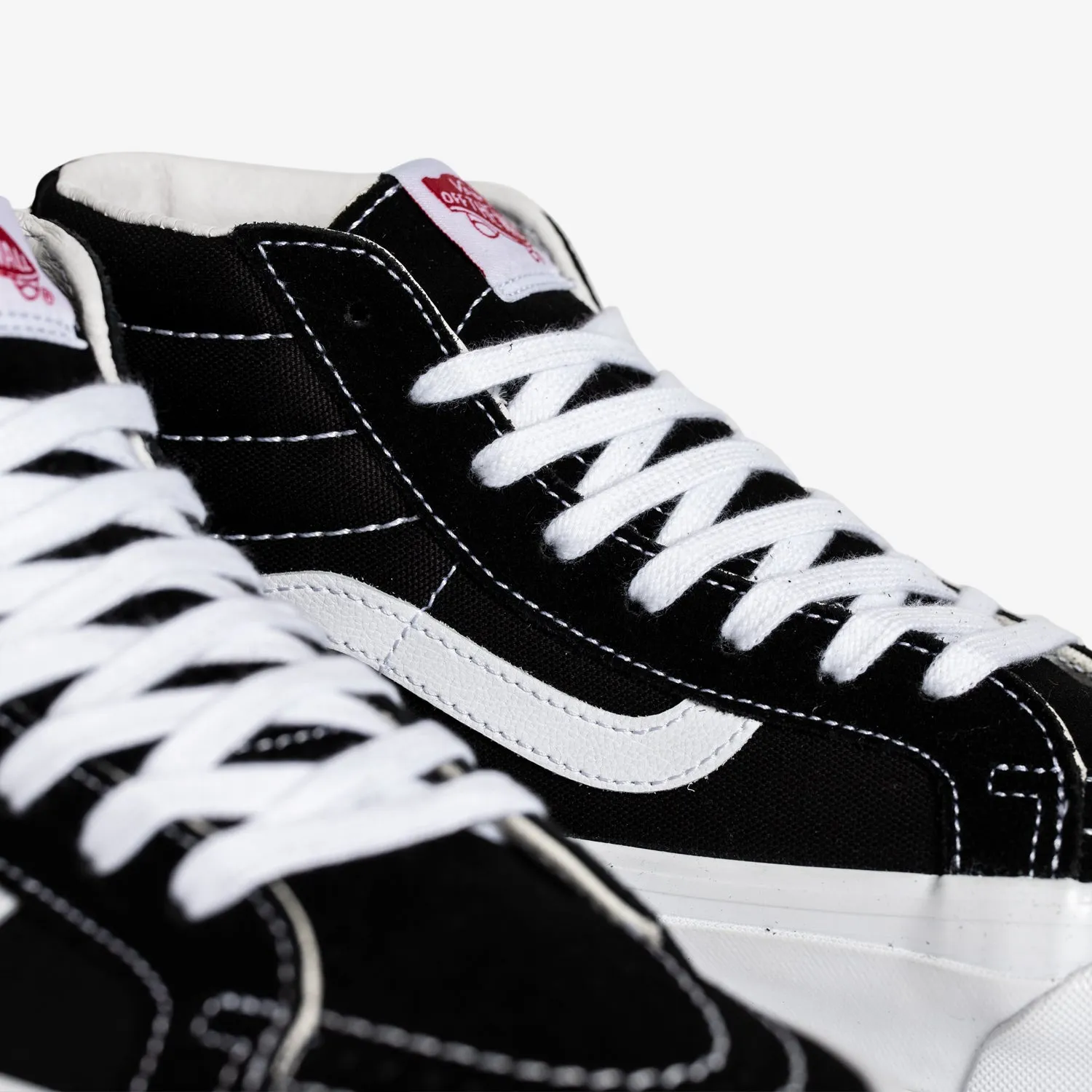 OG Sk8-HI LX Black | True White Stretch Knit Upper Comfortable Forefoot