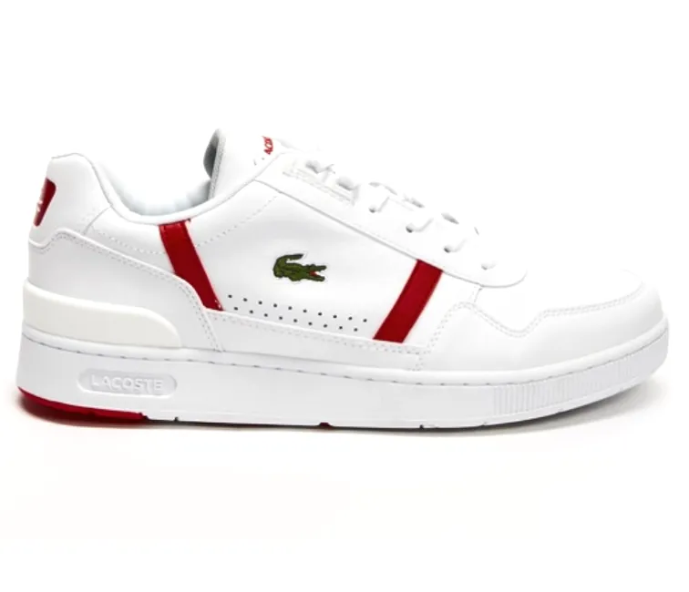 Men's Lacoste T-Clip 0722 1 SMA (White/Red) Run Daily Bush Step