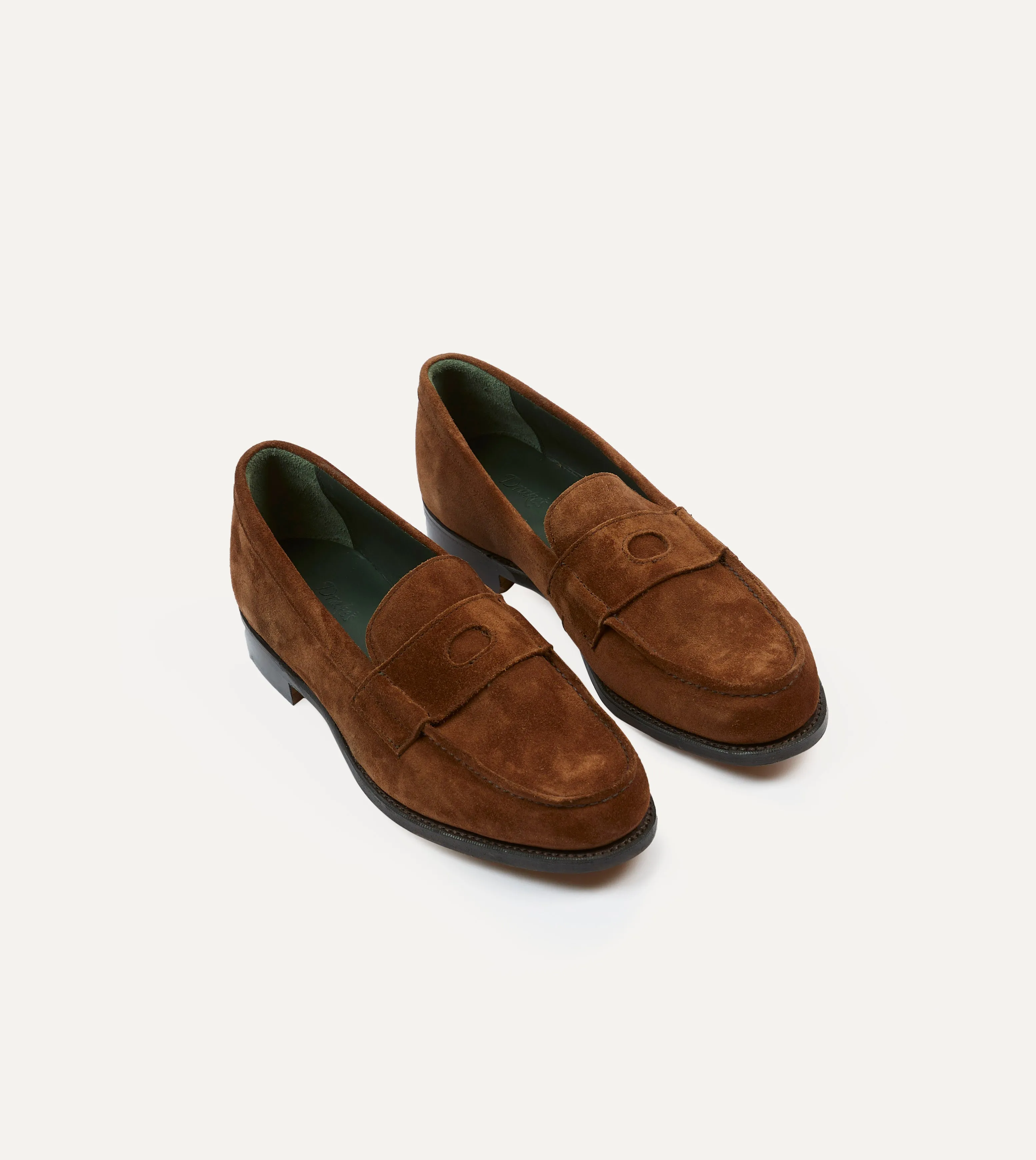 Smart stability Snuff Suede Charles Mk II Goodyear Welted Penny Loafer