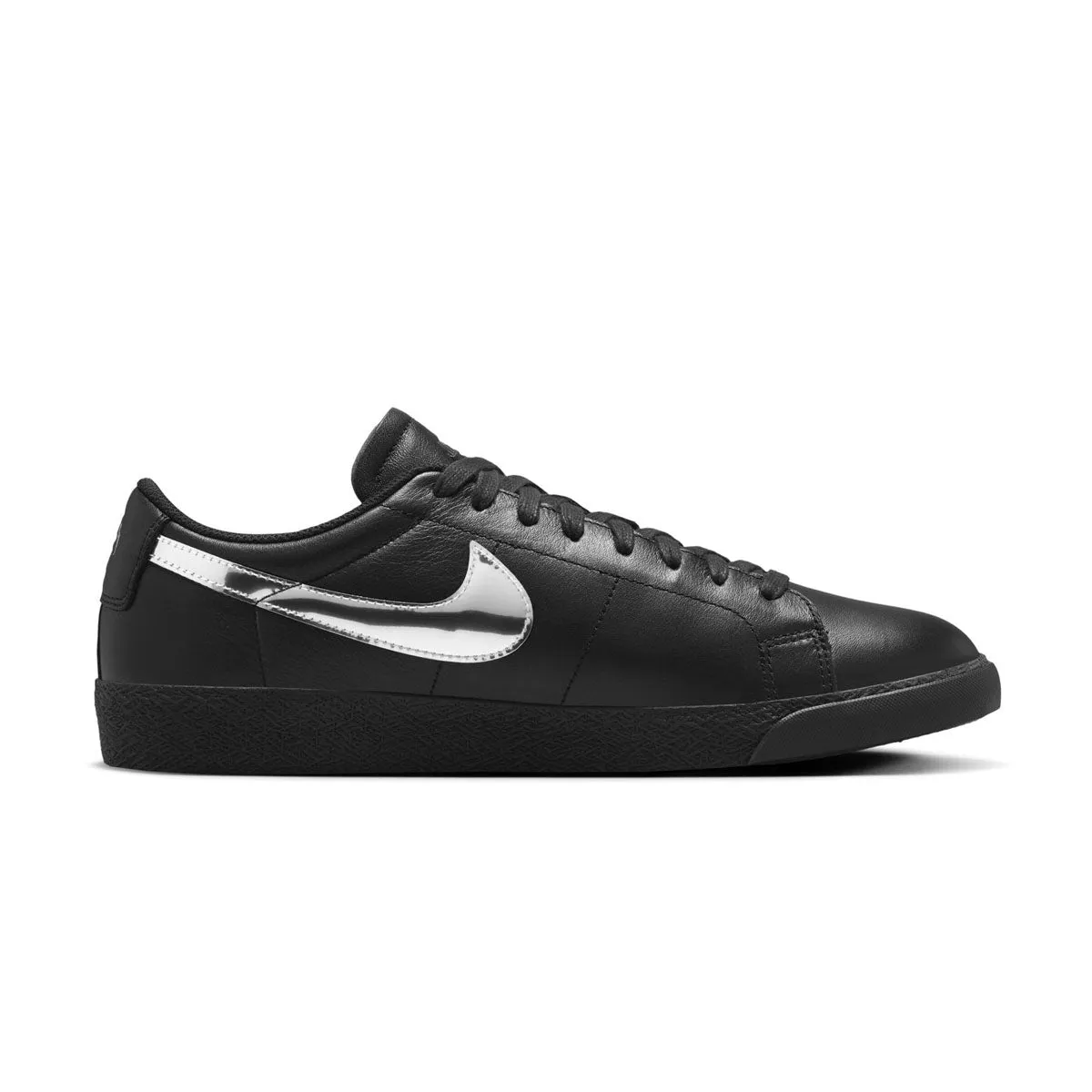 '  Dancer Skateboards SB Zoom Blazer Low 'Black Metallic Silver' Durable Build Hiking Trails Hiking