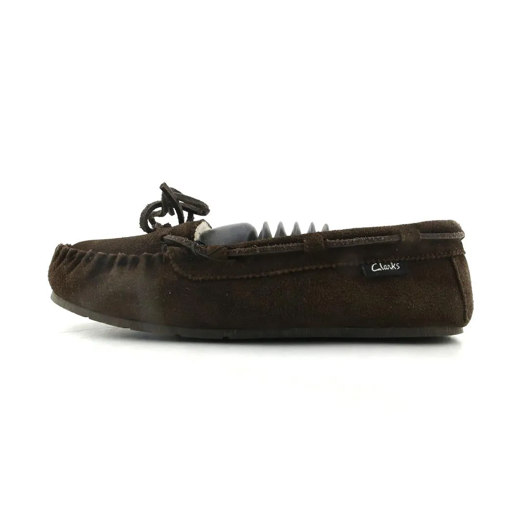 CLARKS SUEDE MOCCASIN HOUSE Outdoor Comfort Style Mix