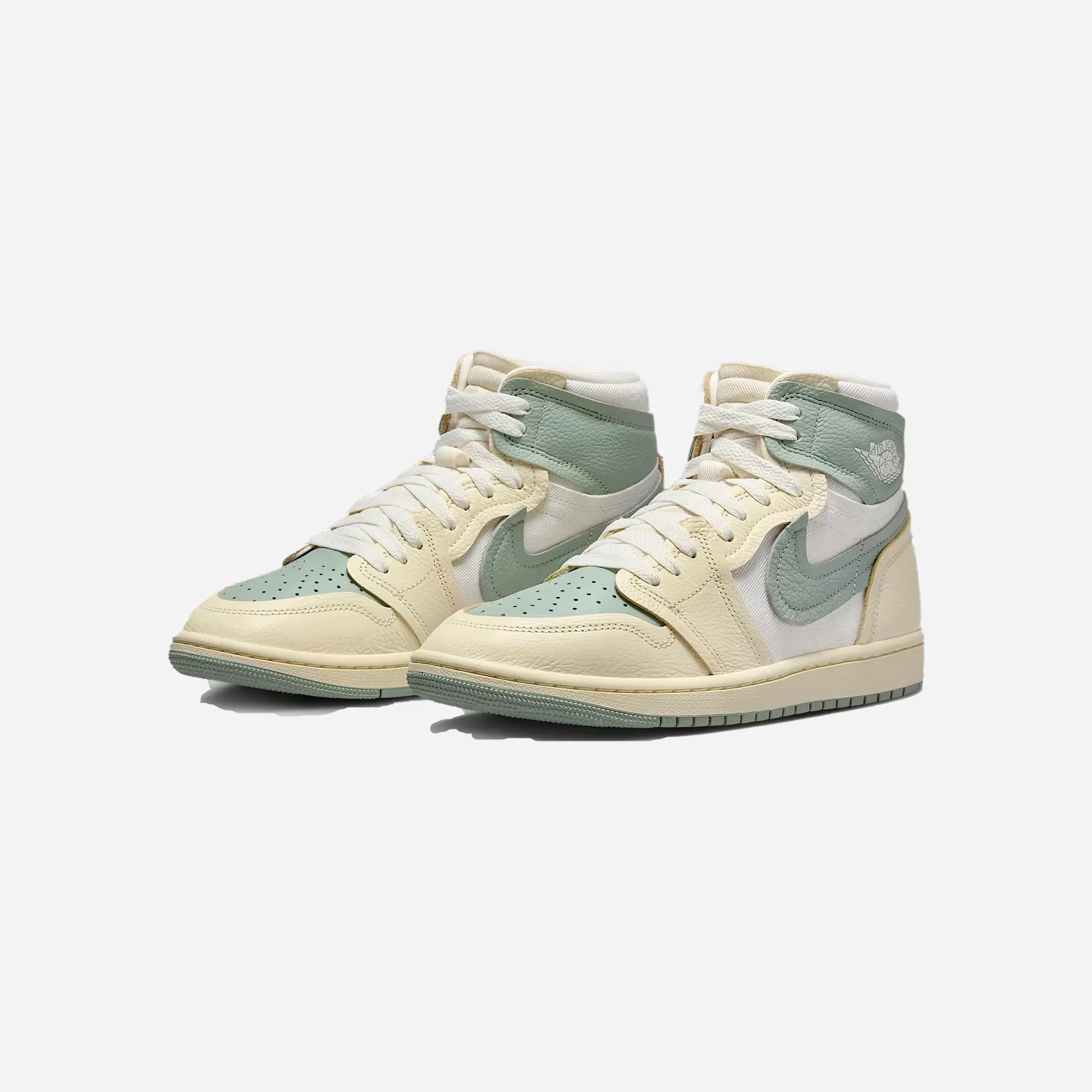 Energy Returning Heel Low Cut Prostration Nike Air Jordan 1 High Method of Make 'Jade Smoke' WMNS