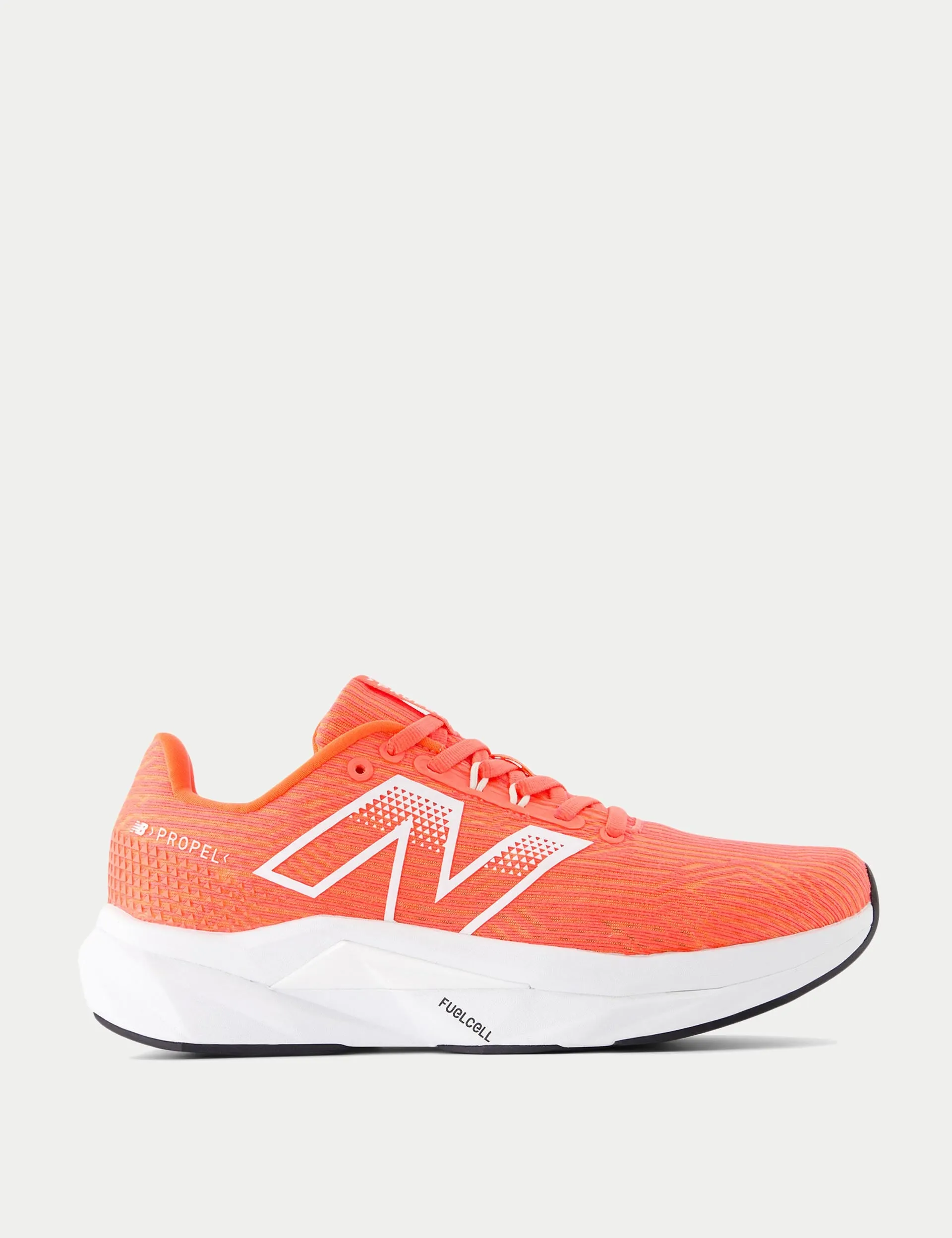 FuelCell Propel v5 Shoes - Urgent Red running for fitness shoes Nubuck