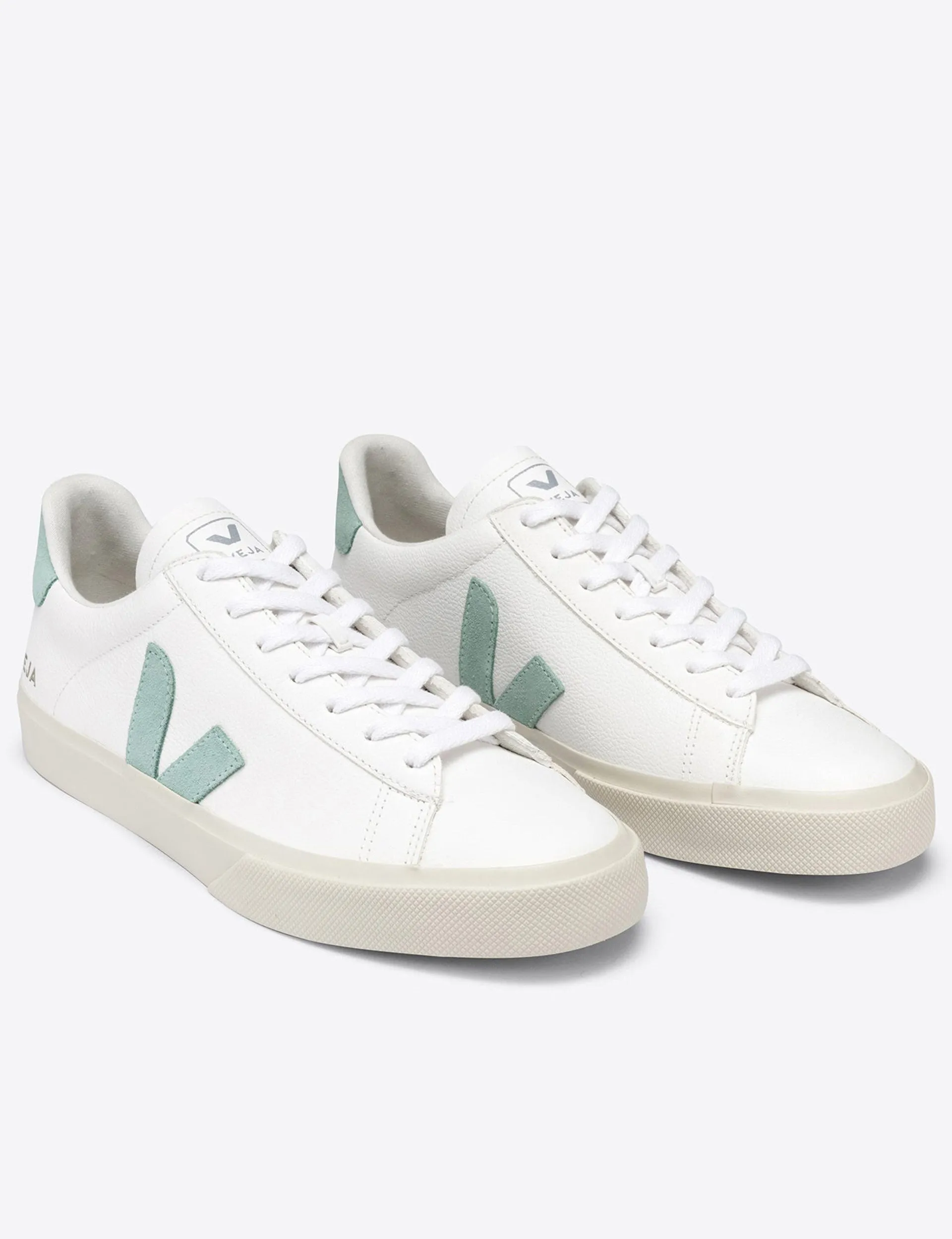 Campo Leather - White Matcha Comfort   padding