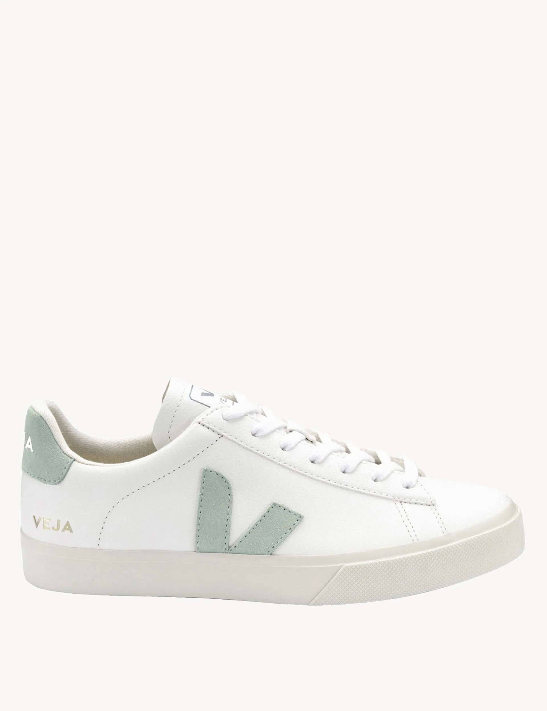 Cool Mesh Feast Walk Campo Leather - White Matcha