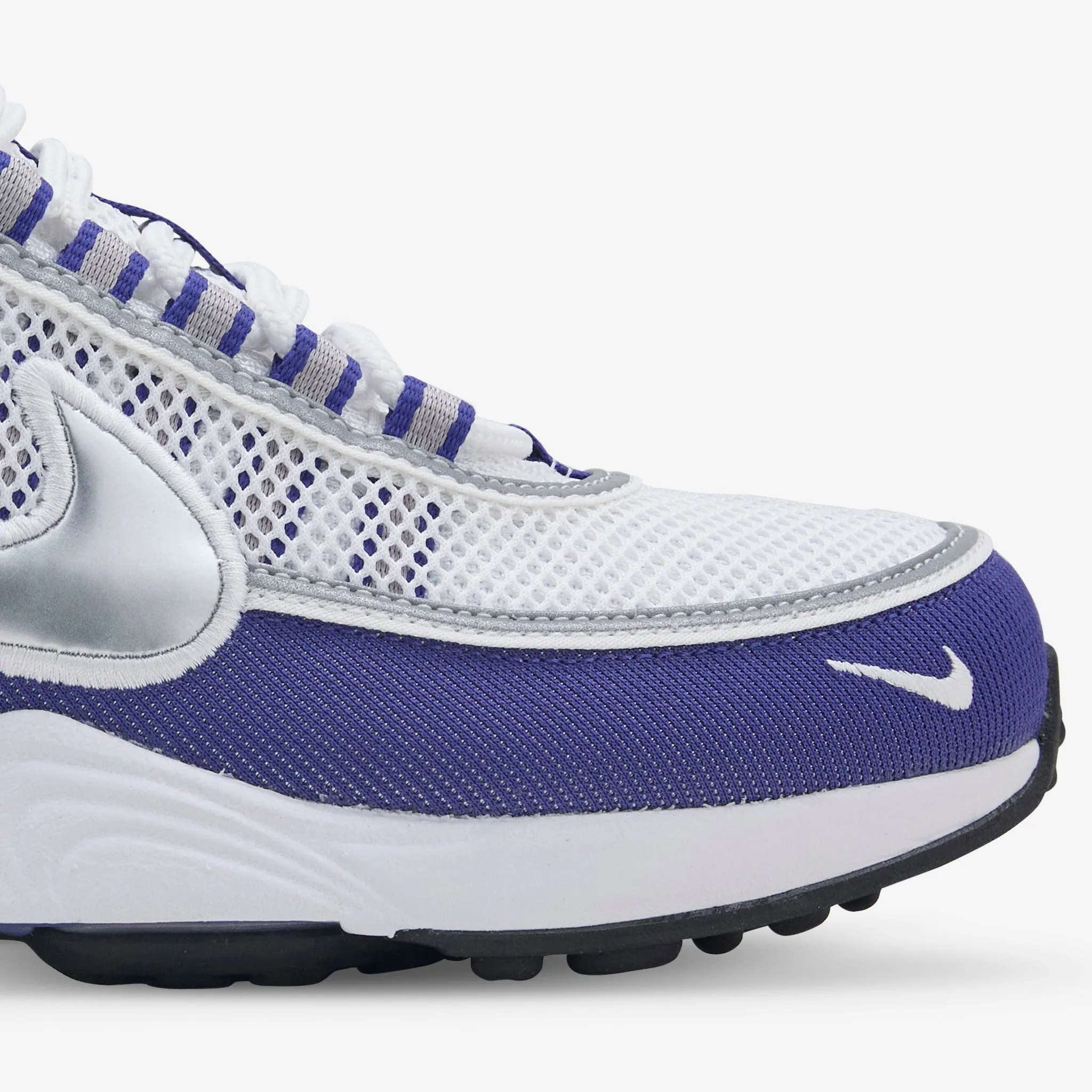 Shine Step Work From Home Air Zoom Spiridon SP White | Metallic Silver | Light Concord