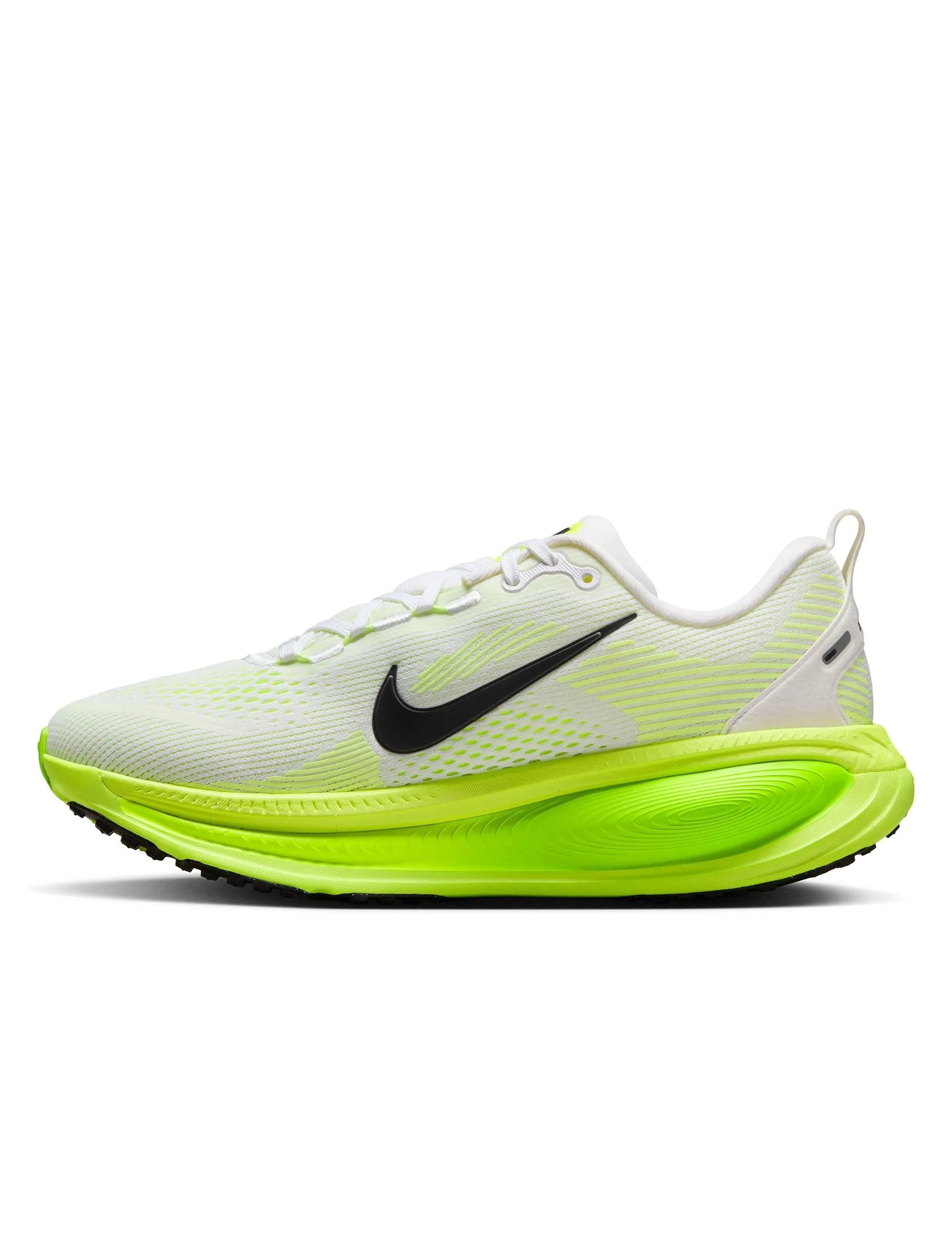 Foot Comfort Basic Casual Vomero 18 Running Shoes - White/Electric Green/Volt/Black
