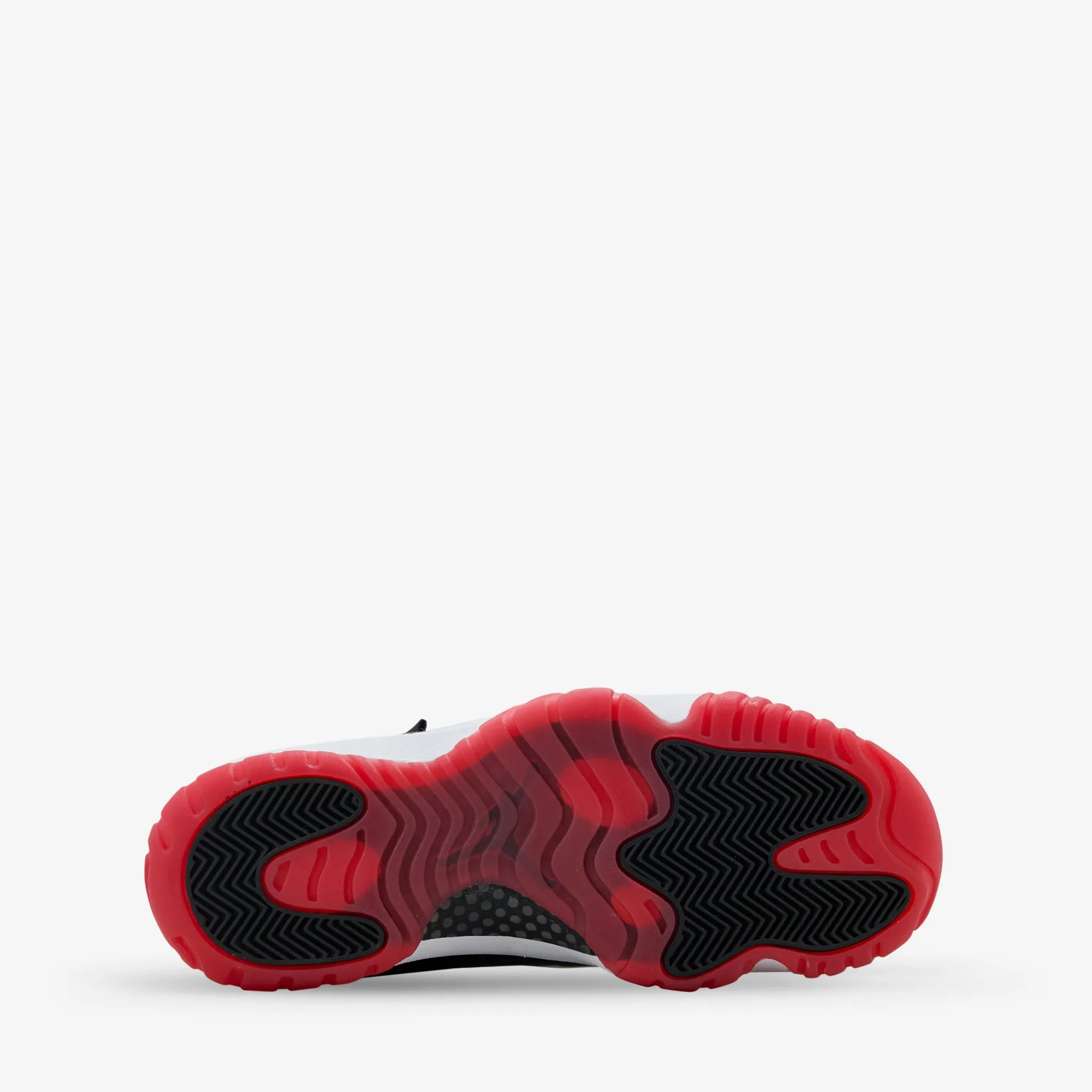 Air Jordan 11 Retro Low 'Bred' Black | Varsity Red | White Stretchable Upper casual outing