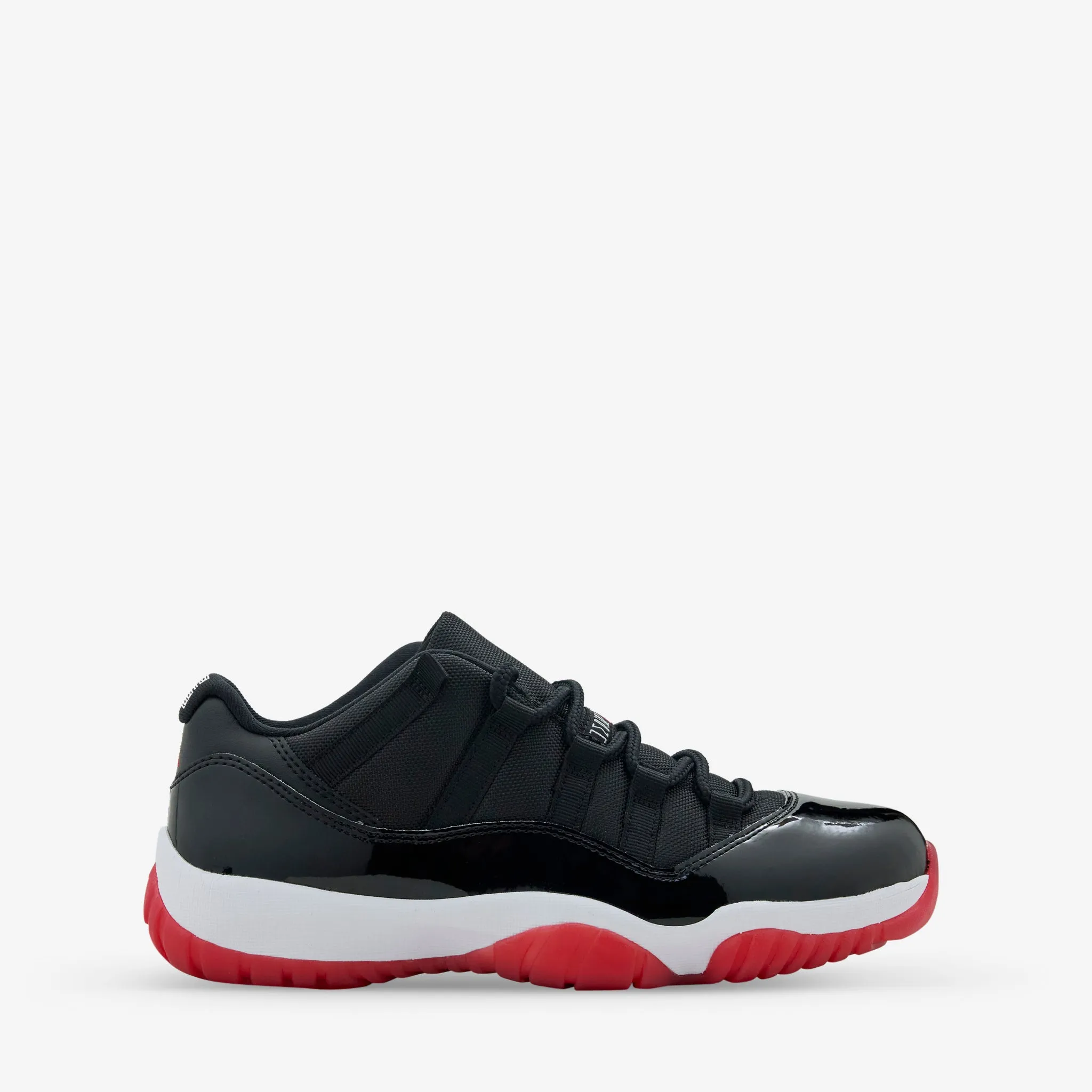 Slip Free Air Jordan 11 Retro Low 'Bred' Black | Varsity Red | White