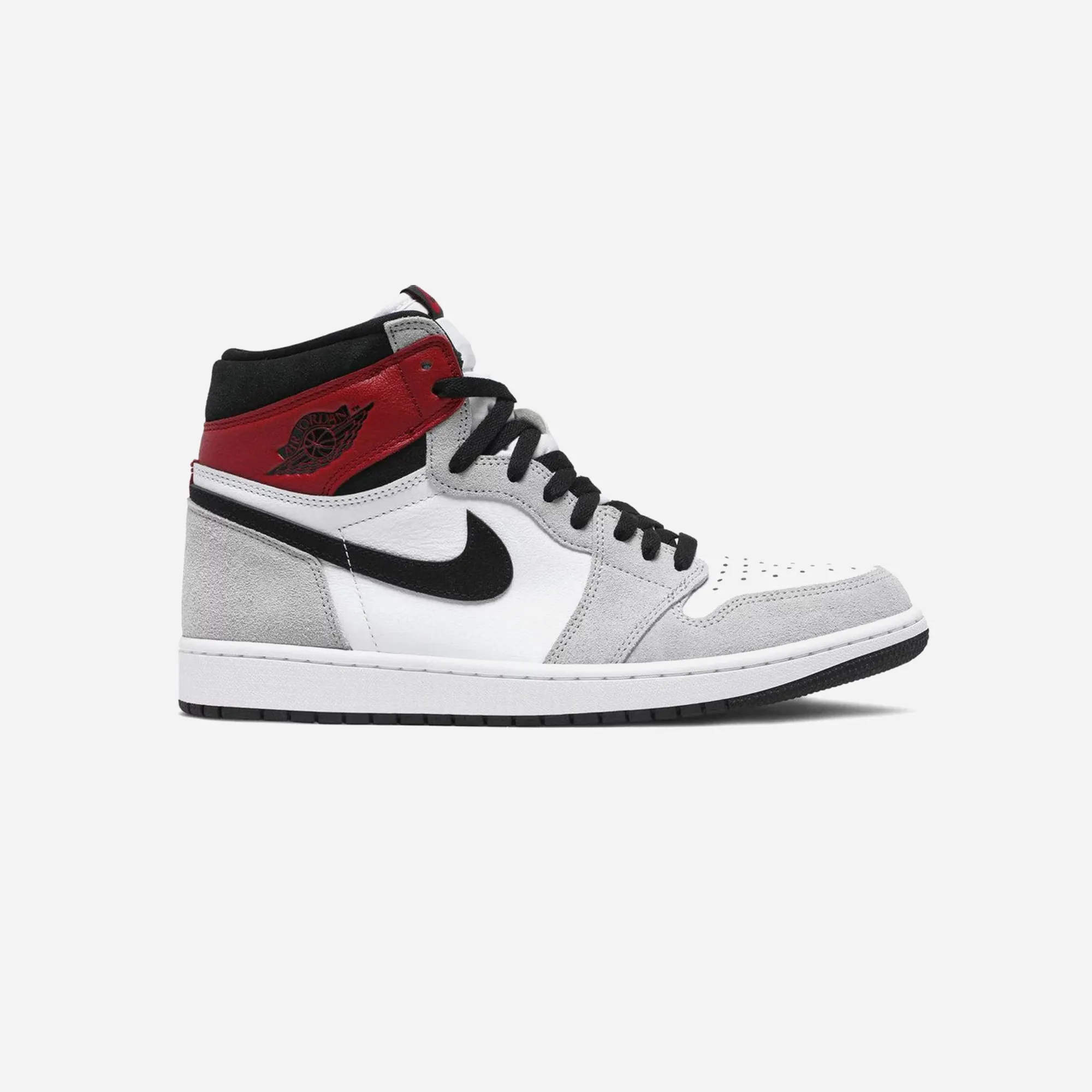 Fashion Step Orthotic Friendly Fit Nike Air Jordan 1 Retro High Light Smoke Grey
