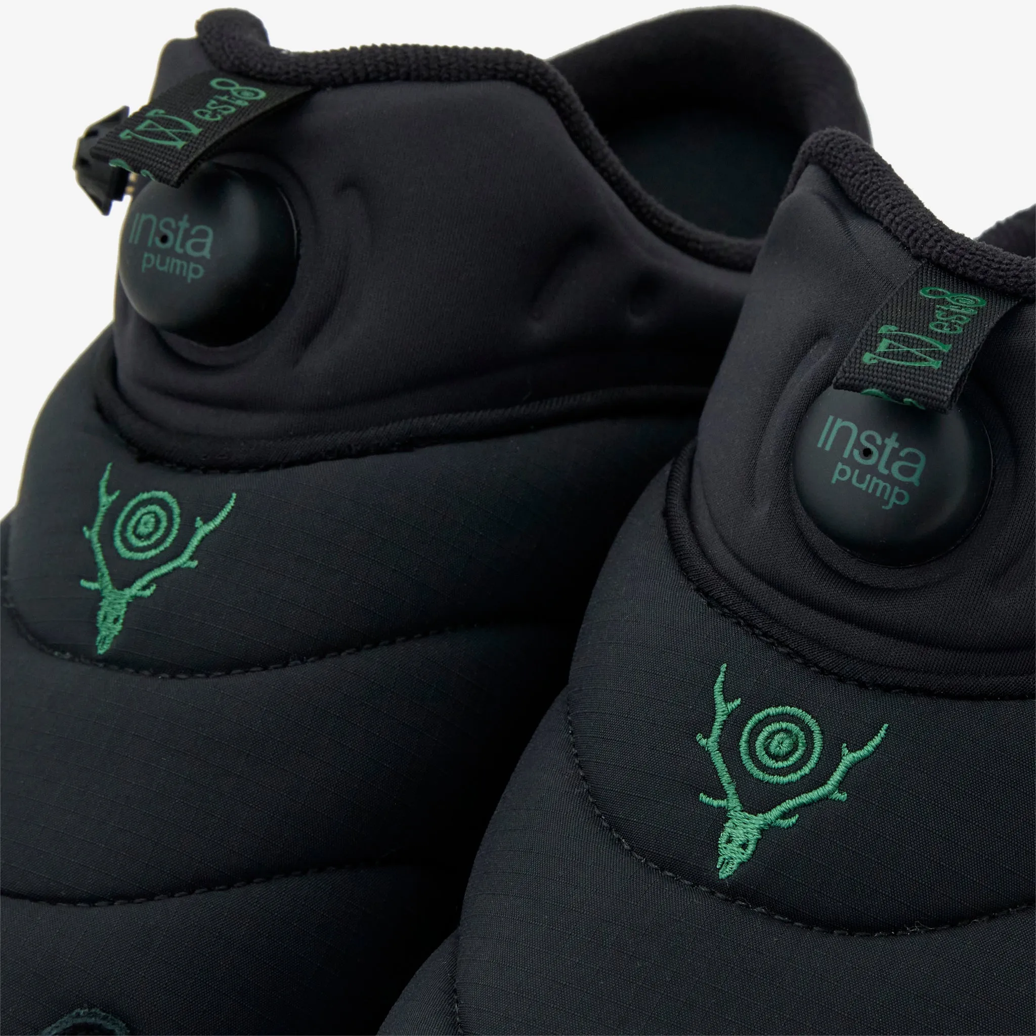 South2 West8 x Instapump Fury Mule Black | Green Wear Anywhere CasualStyle