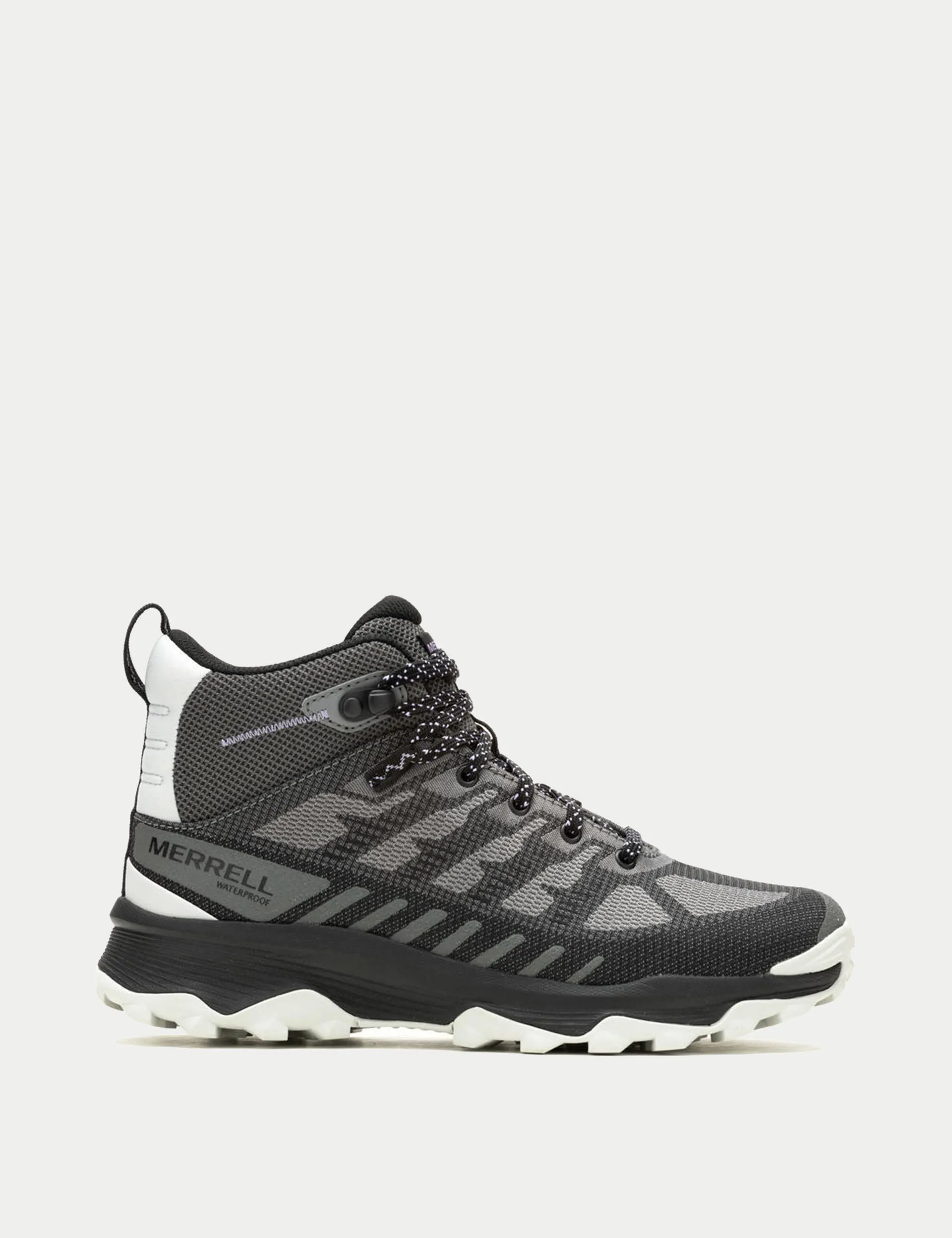 Speed Eco Mid Waterproof - Charcoal/Orchid Canvas Upper Shock   Absorbing Midsole