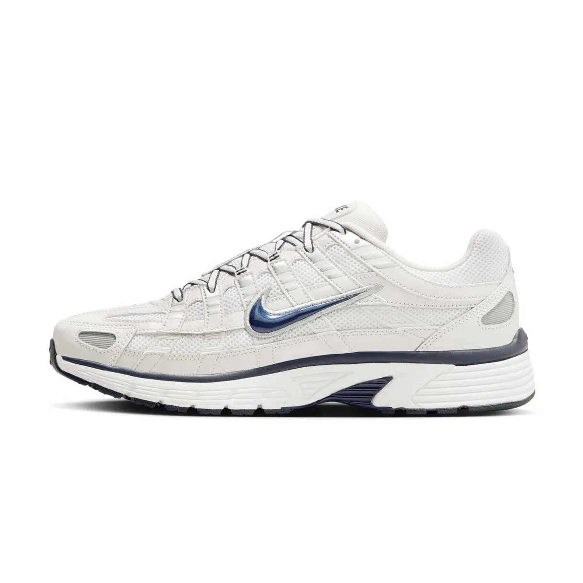 P-6000 'White Dark Blue' Wool Warm Padded Tongue