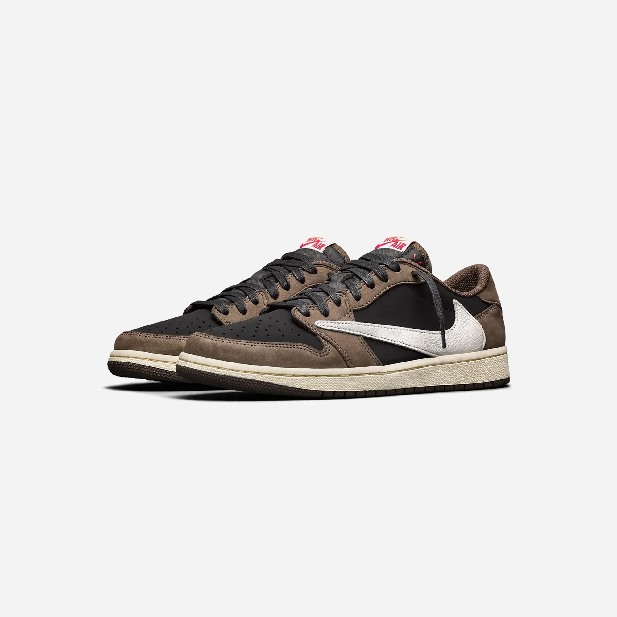 Nike Air Jordan 1 Retro Low Og Sp Travis Scott Mocha Ventilated Sides