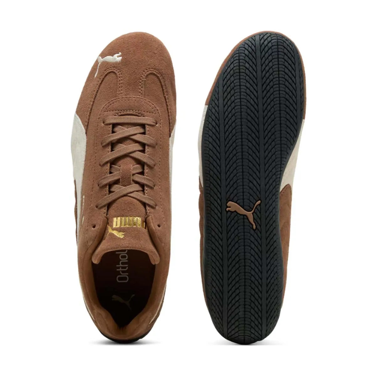 Speedcat OG 'Haute Coffee Frosted Ivory' Hero Edge