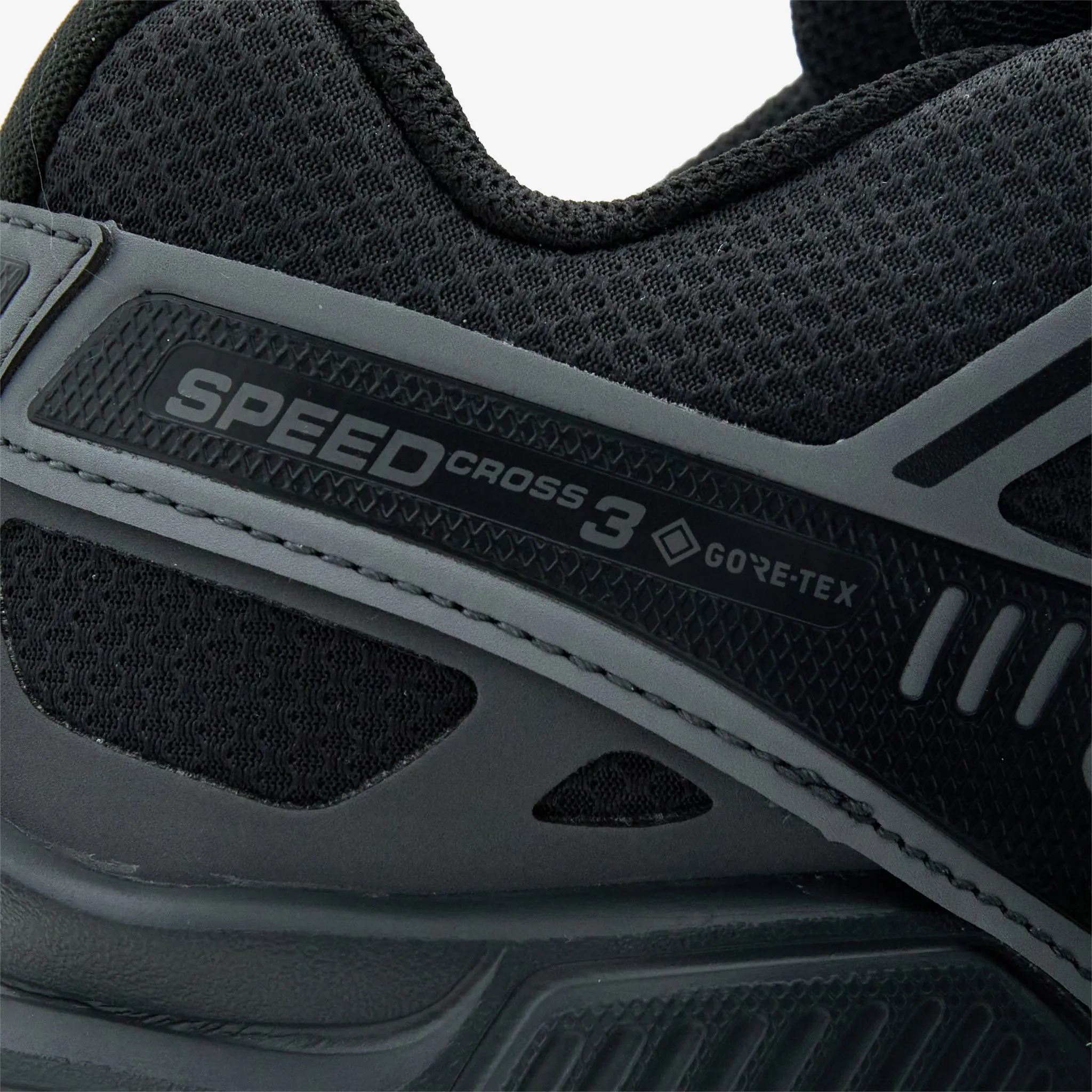 Speedcross 3 GTX Black | Asphalt | Flame Scarlet Child Run