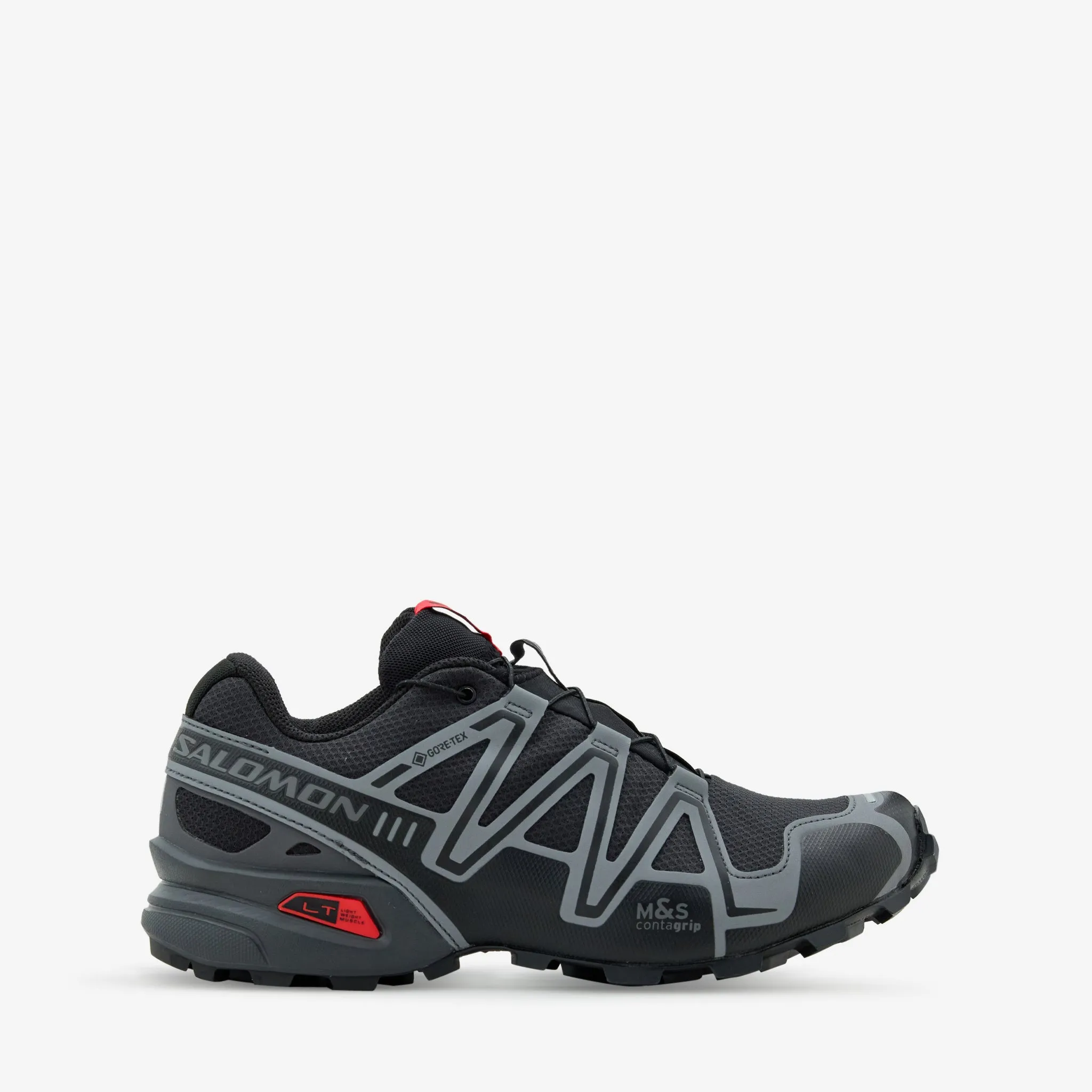 Speedcross 3 GTX Black | Asphalt | Flame Scarlet Street Proof Anti Fatigue