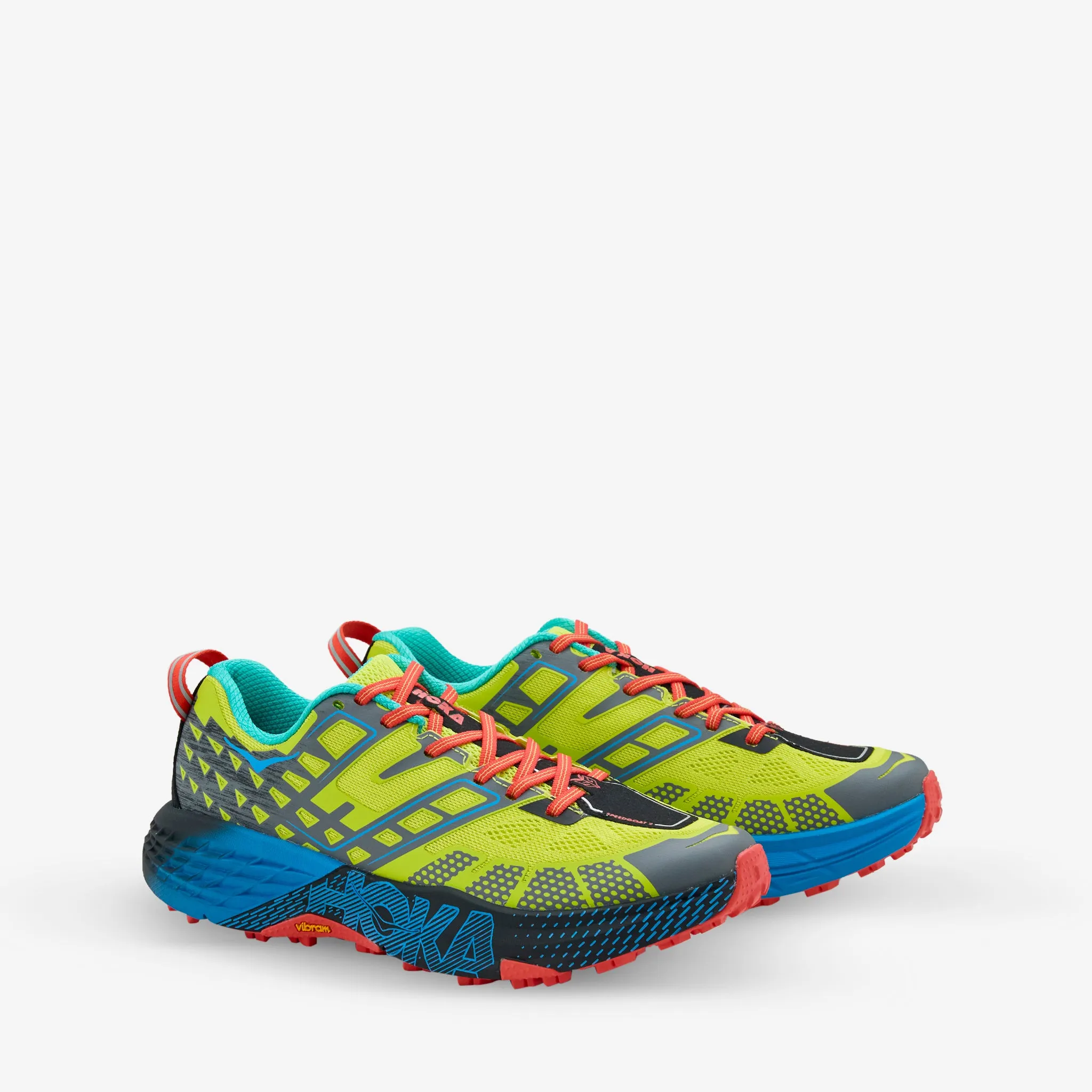 Speedgoat 2 Low Hoka Citrus | Hoka Blue Peak Path