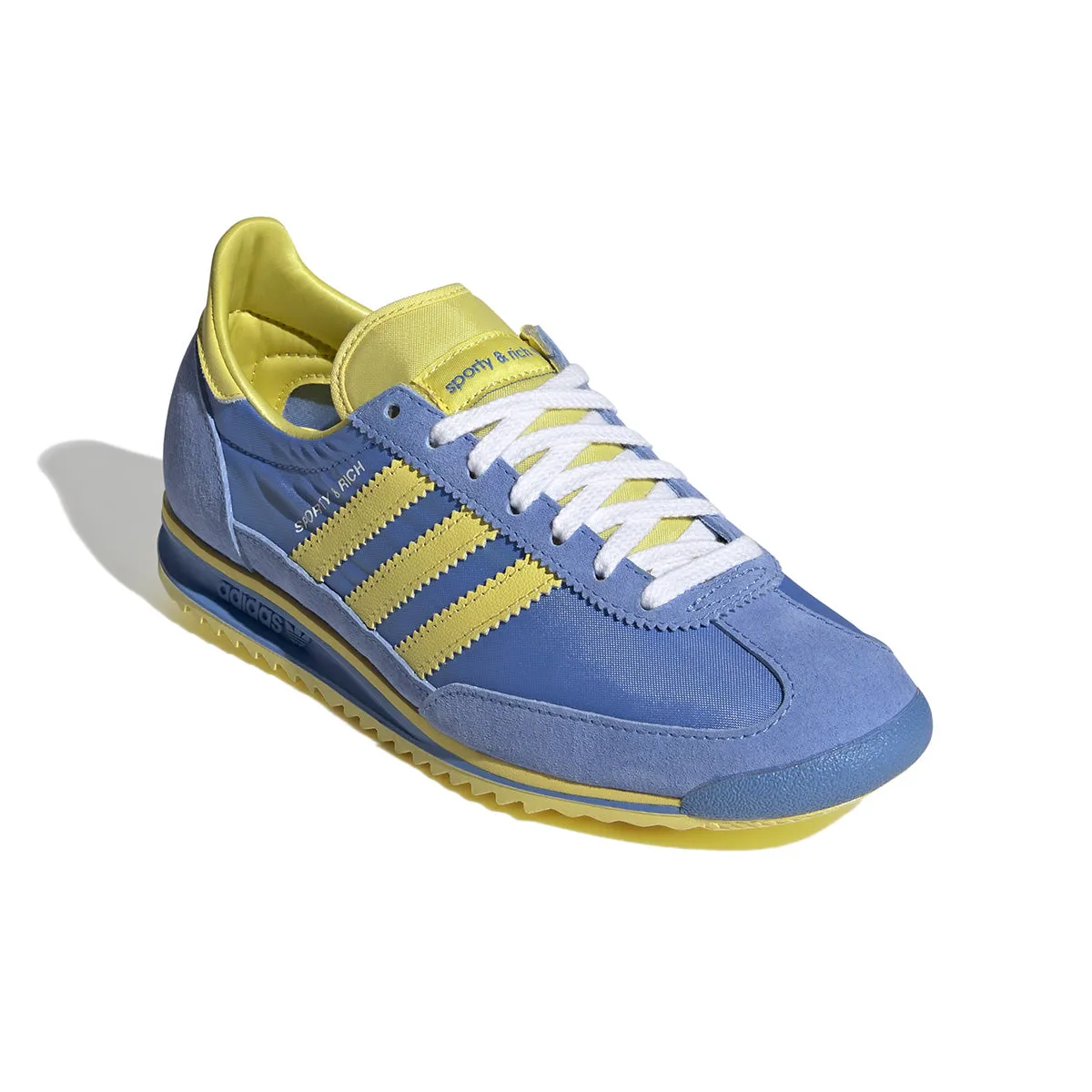   Sporty & Rich SL 72 'Real Blue Light Yellow' Leather Touch Stretch Fabric Weekend Trip
