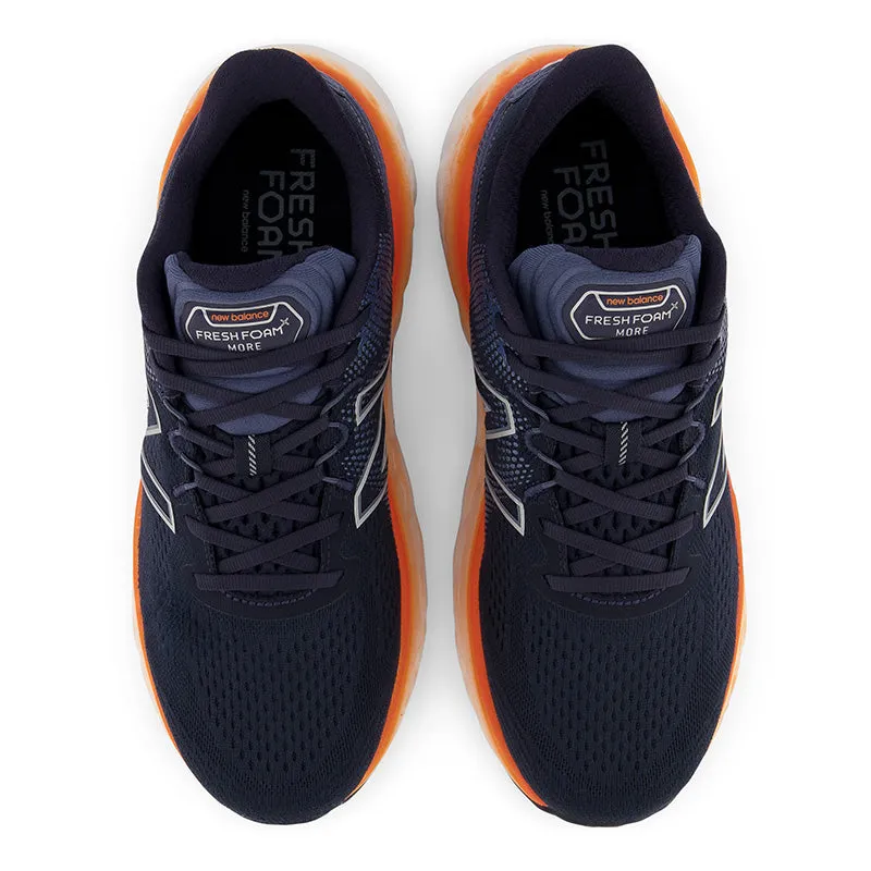 soft - midsole - feature shoes Fresh Foam More v3 - Eclipse with Vibrant Orange - Men's