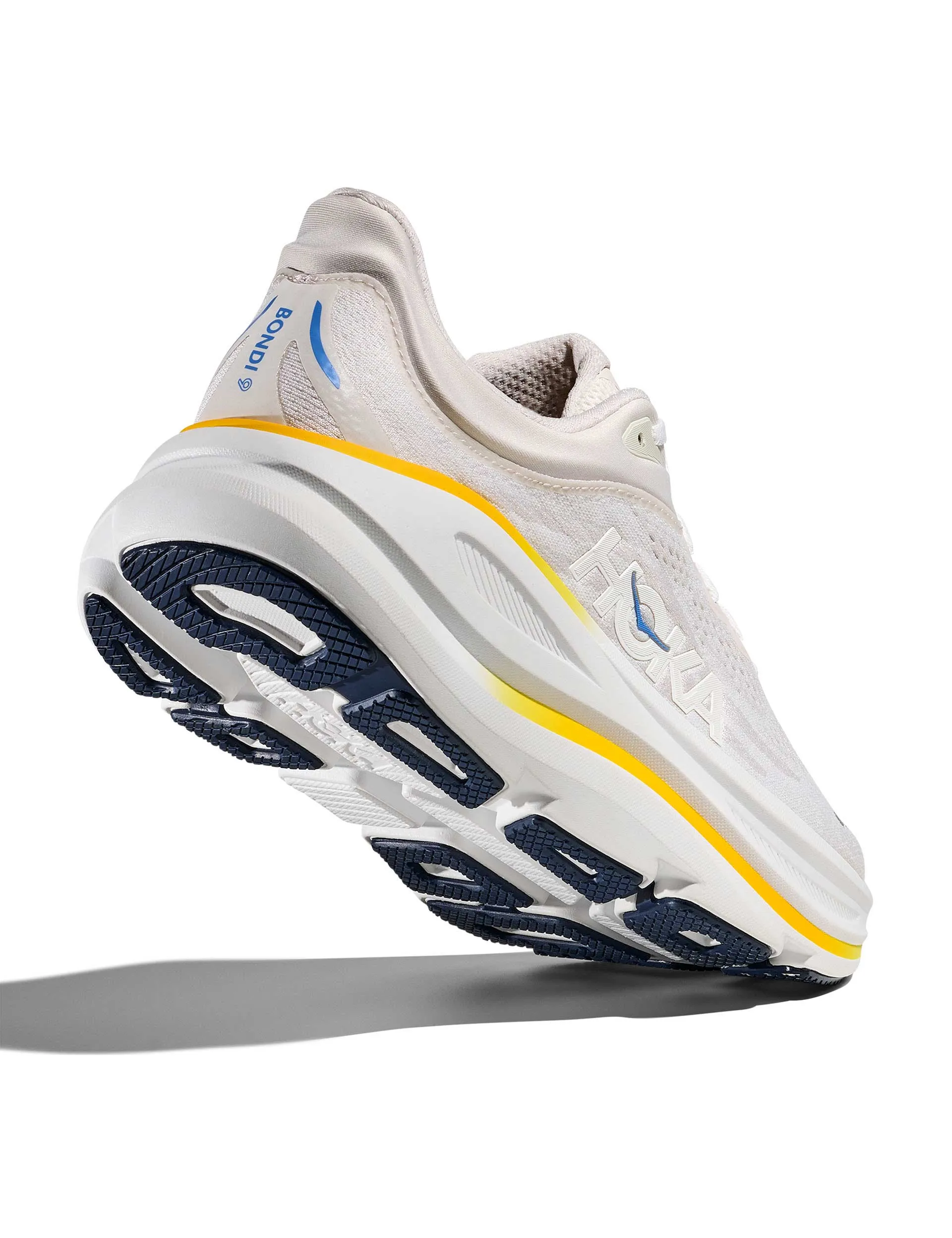 running in a prairie area shoes Bondi 9 - White/Grout
