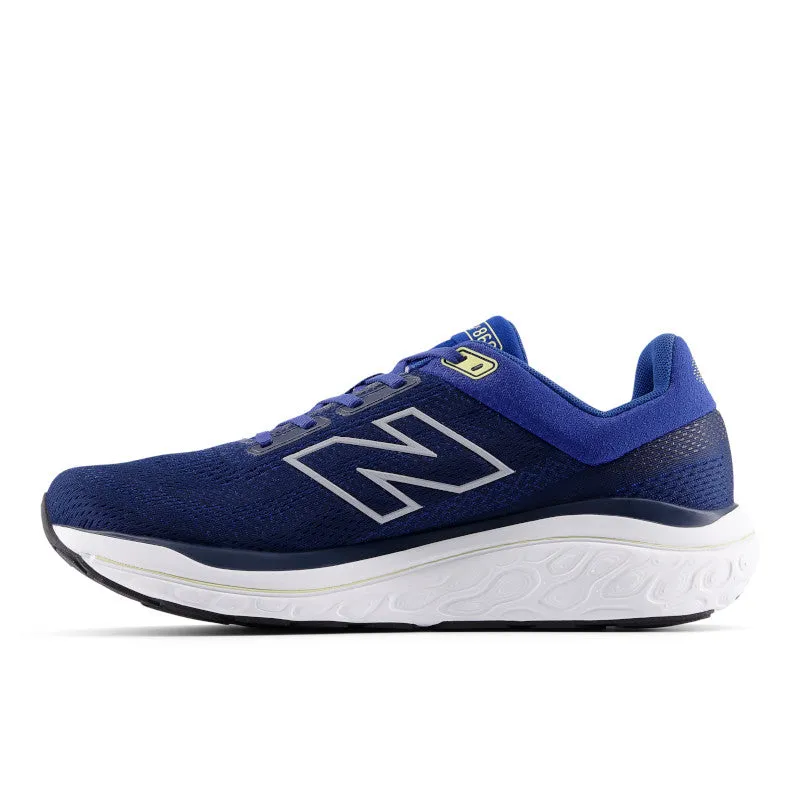 Fresh Foam X 860v14 - Galaxy Blue with NB Navy and Winter Grass - Men's youth shoe appearance asphalt - surface running shoes