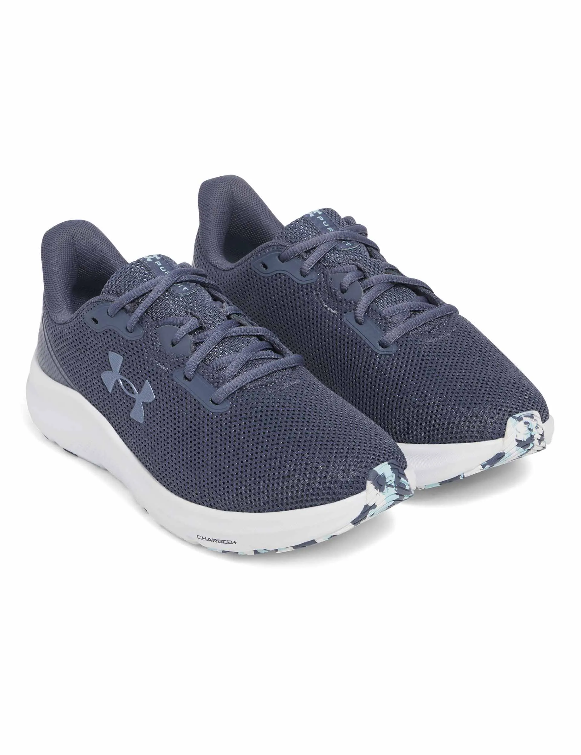 hard sole Pursuit 4 Running Shoes - Downpour Gray/Metallic Gravel