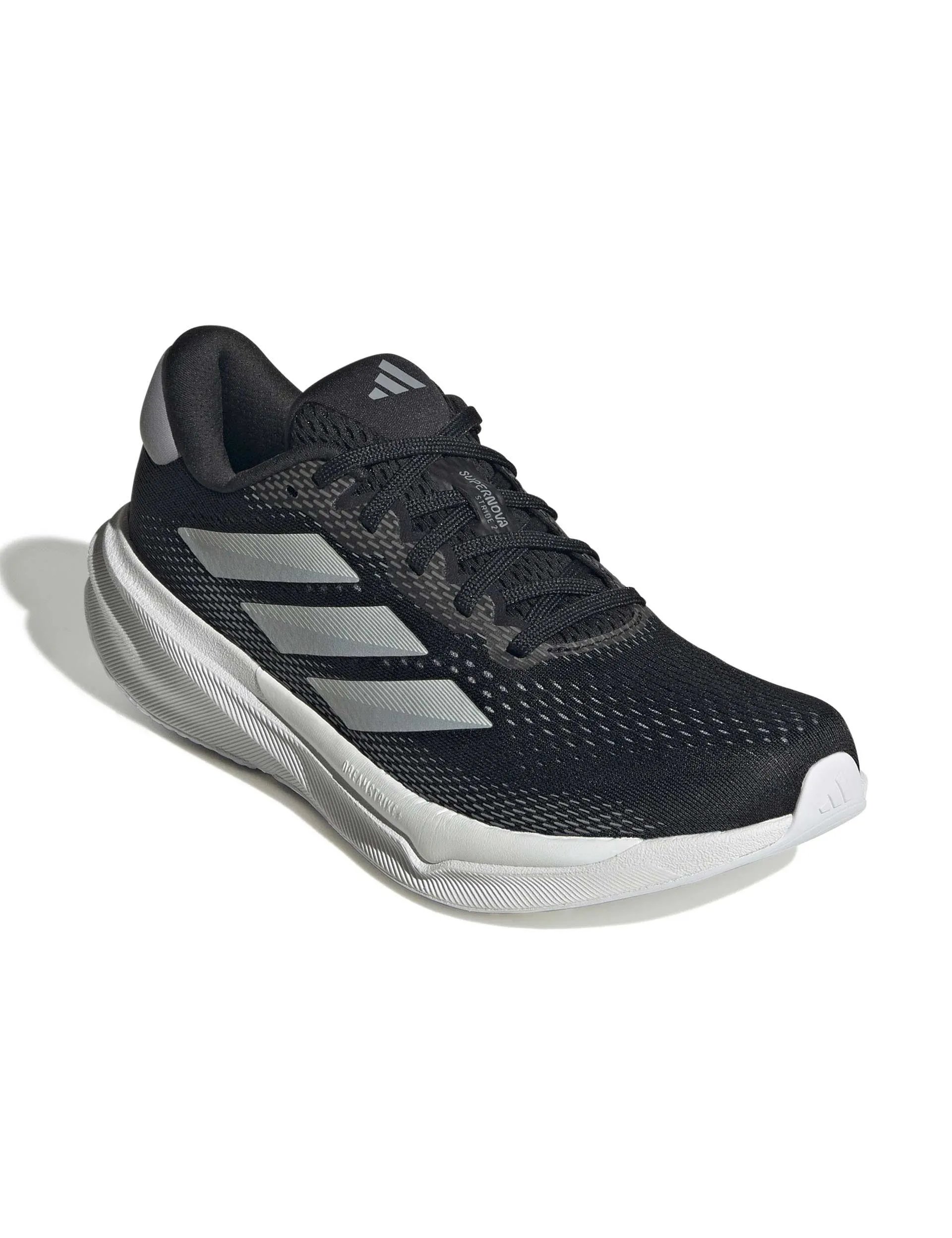 Supernova Stride 2.0 Running Shoes - Core Black/Cloud White/Grey Easy to Carry