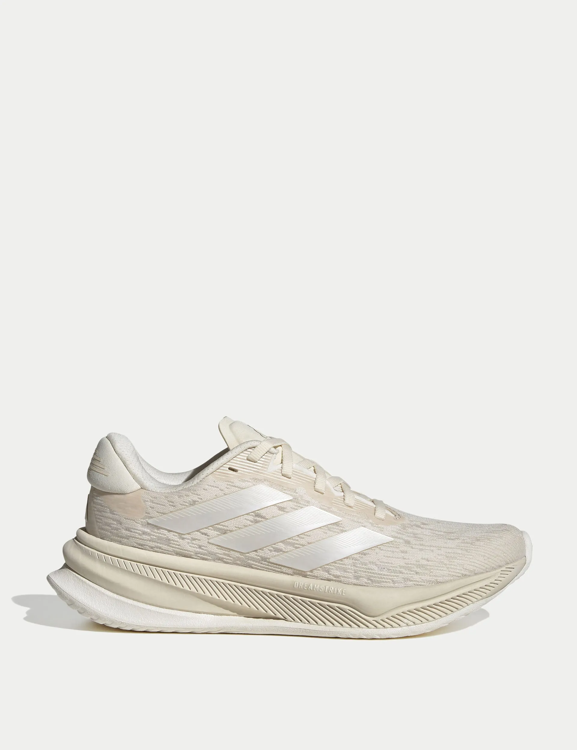 muted colors running in international races shoes Supernova Comfortglide Running Shoes - Wonder White/Zero Metallic/Chalk White