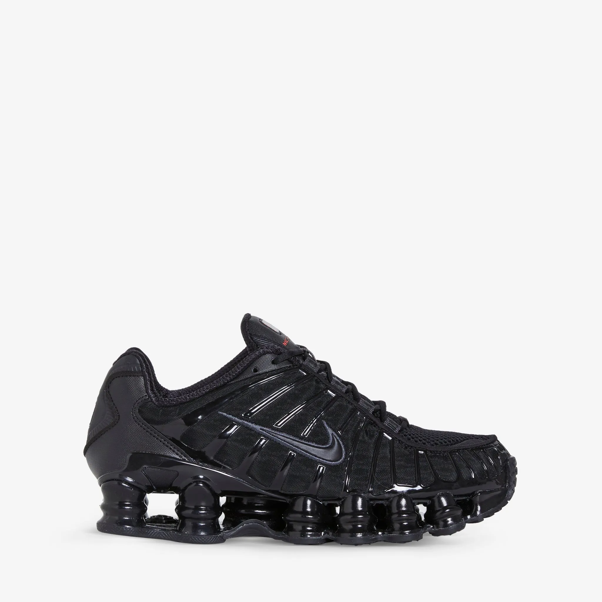 Motion Control Arch Breathable Knit Fabric Women's Shox TL Black | Black | MTLC Hematite | Max Orange