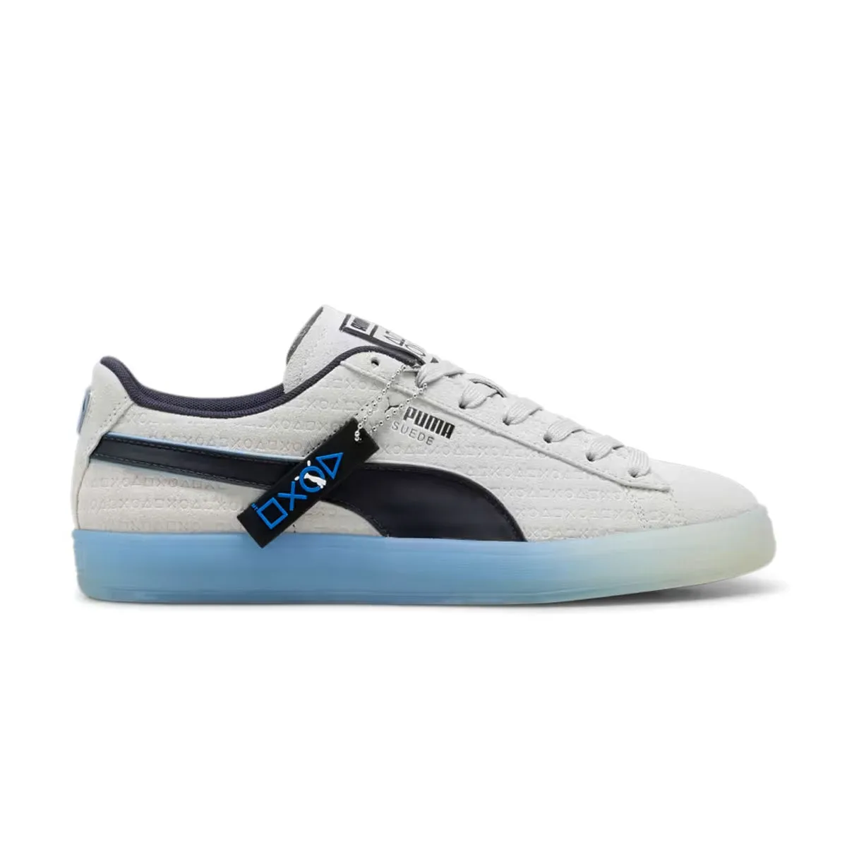 Comfort Upper   Playstation Suede 'Glacial Gray New Navy'