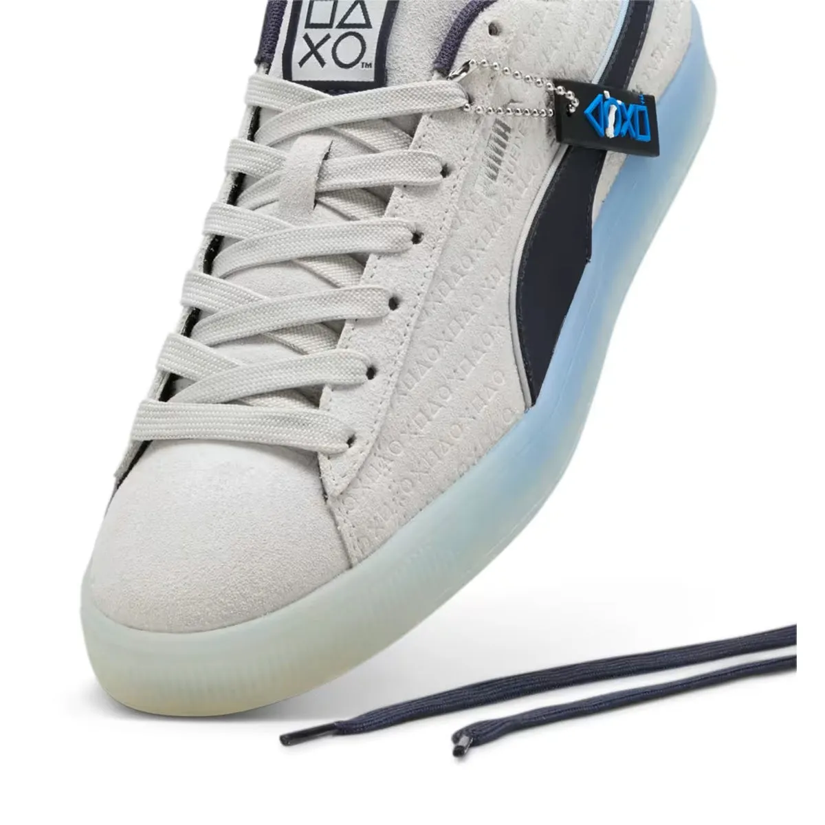 Lightweight   Playstation Suede 'Glacial Gray New Navy'