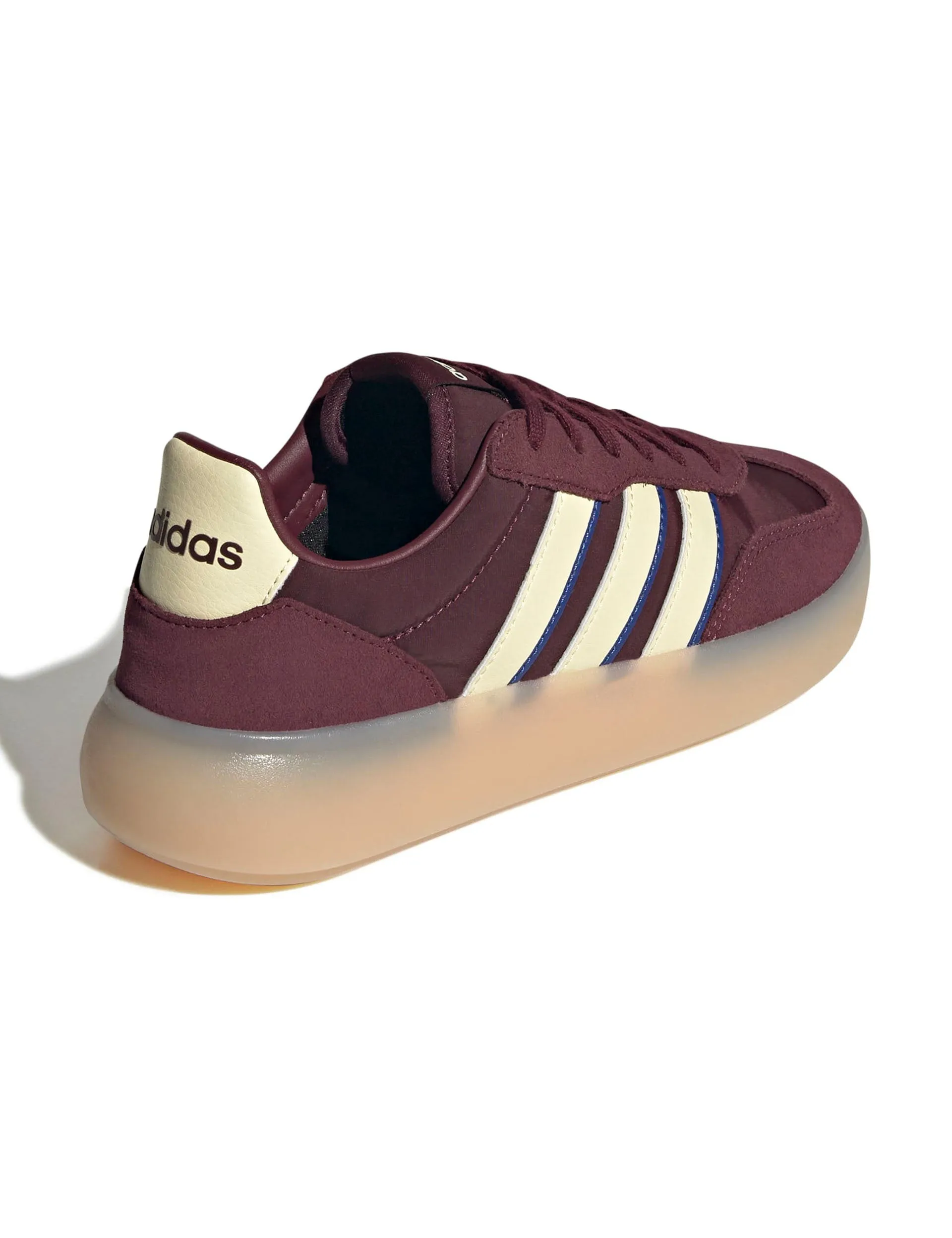 Outdoor Friendly Style focused Barreda Decode Shoes - Maroon/Warm Vanilla/Royal Blue