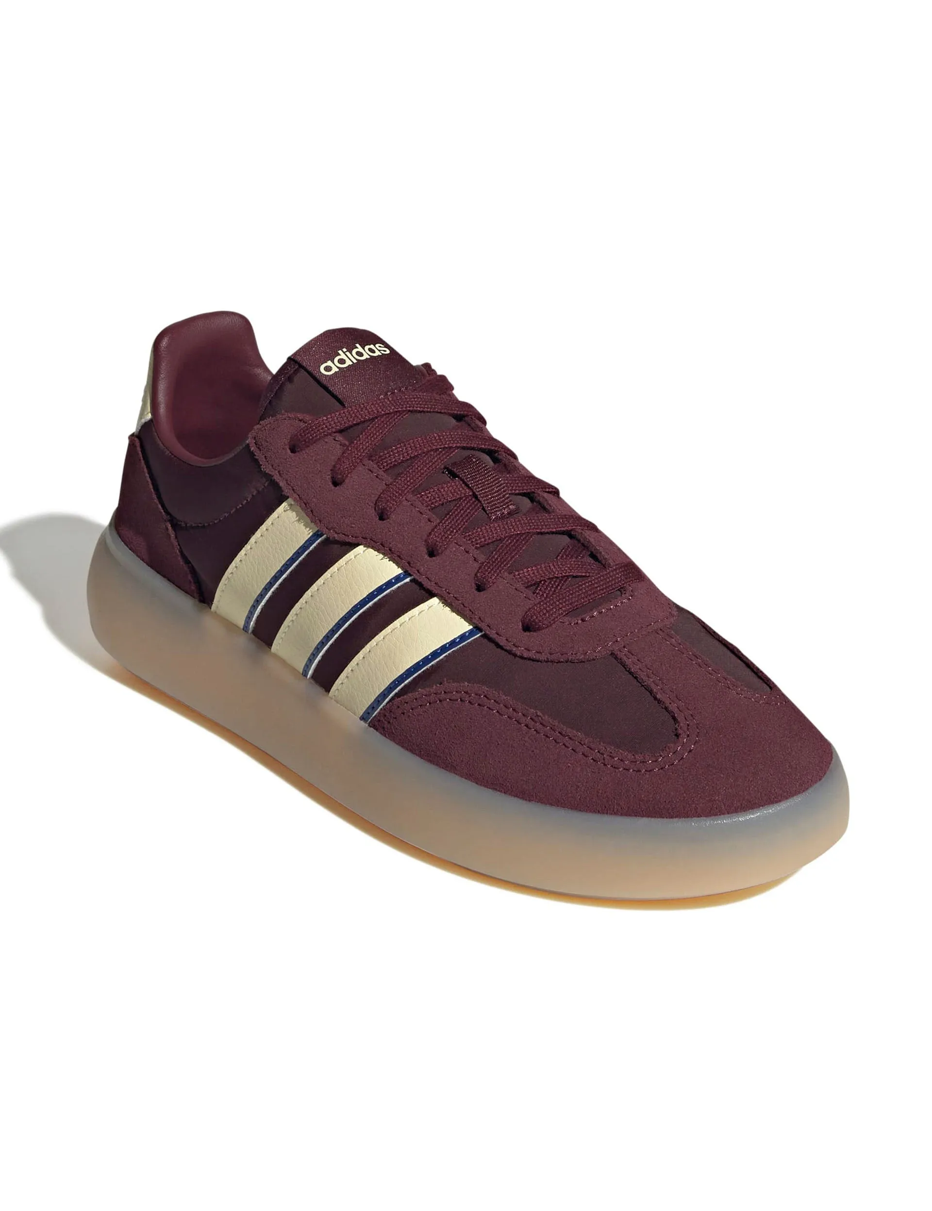 Barreda Decode Shoes - Maroon/Warm Vanilla/Royal Blue City Travel Simple Vibes