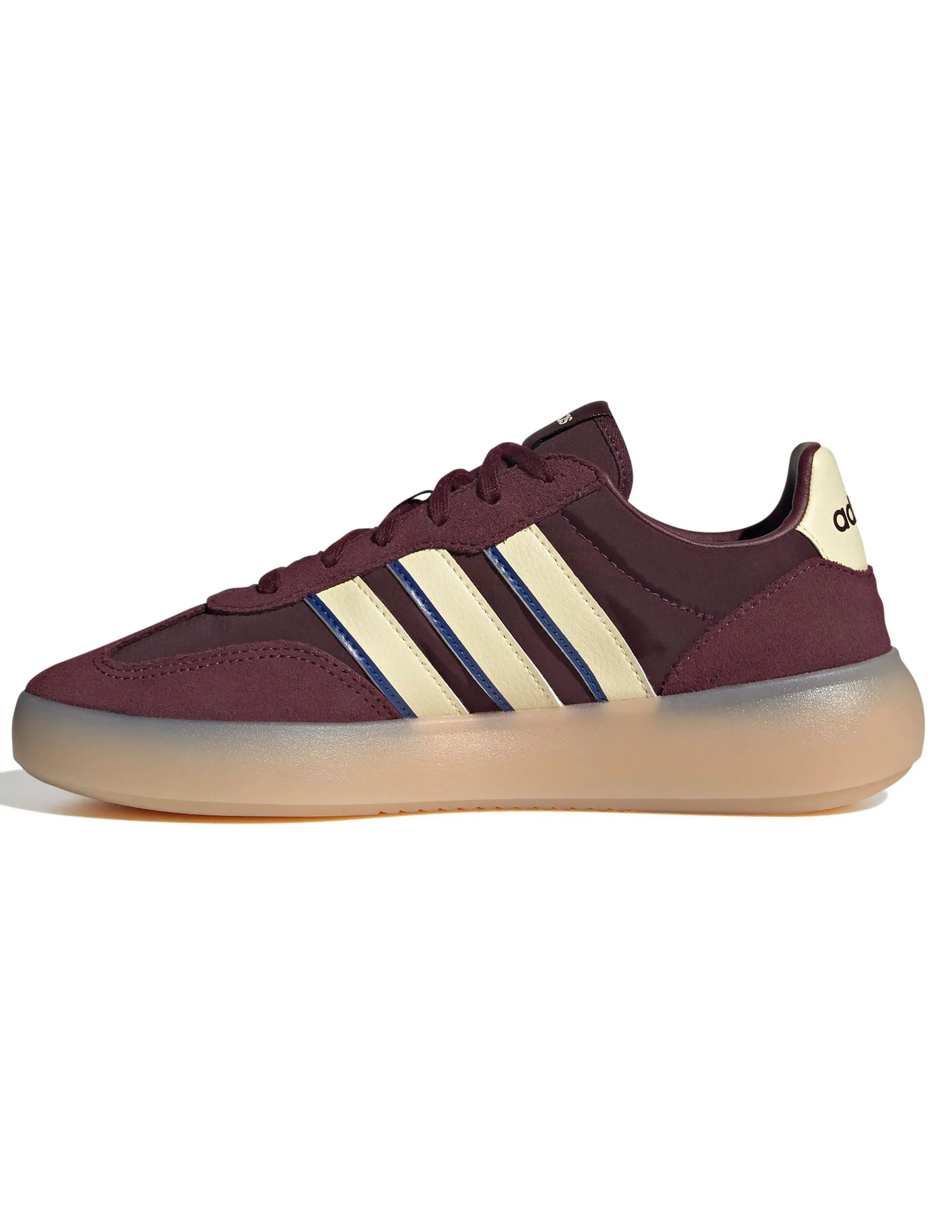 Relax Walk Minimal Comfort Barreda Decode Shoes - Maroon/Warm Vanilla/Royal Blue