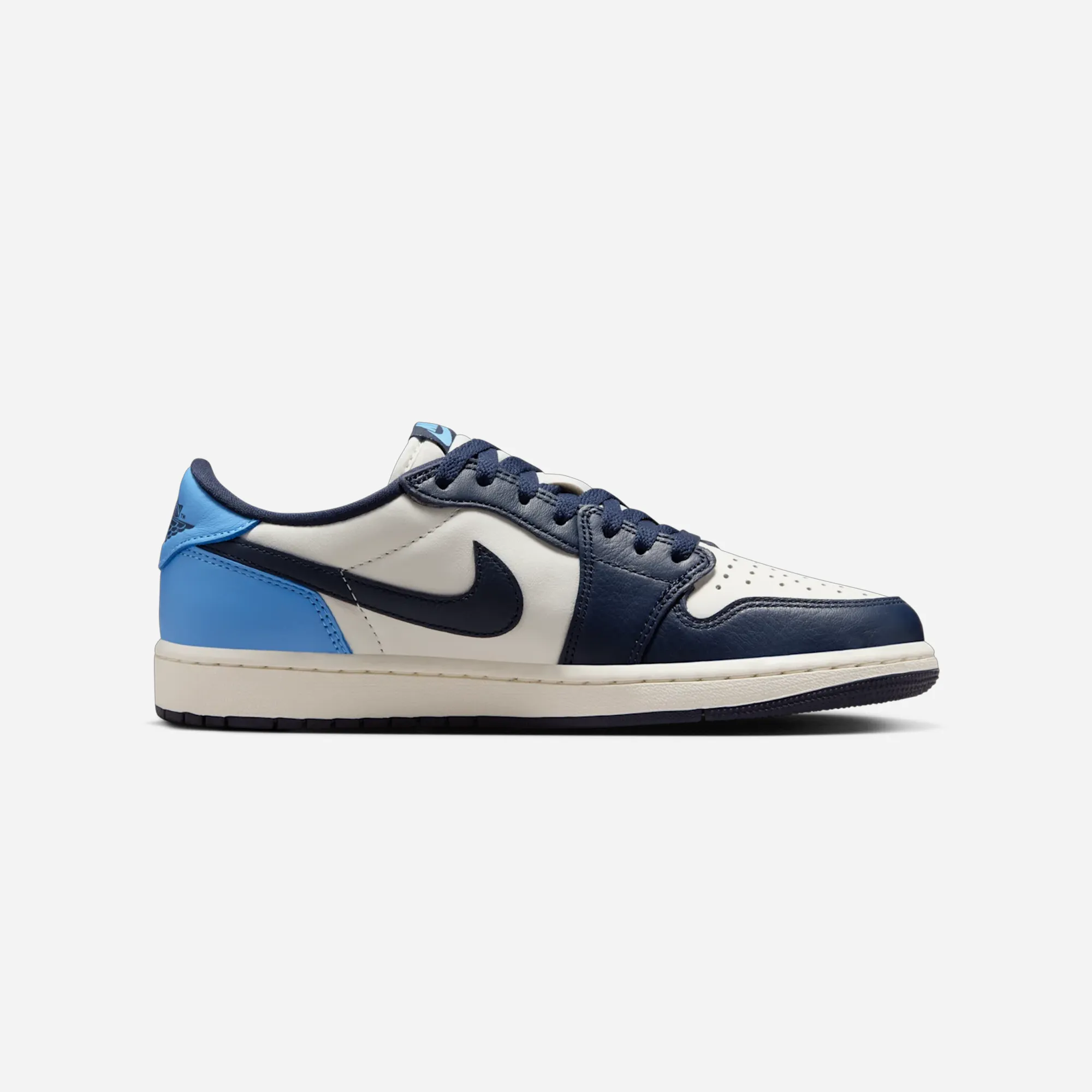 Lightweight EVA Foam Tailored durability Nike Air Jordan 1  Low Obsidian 2025