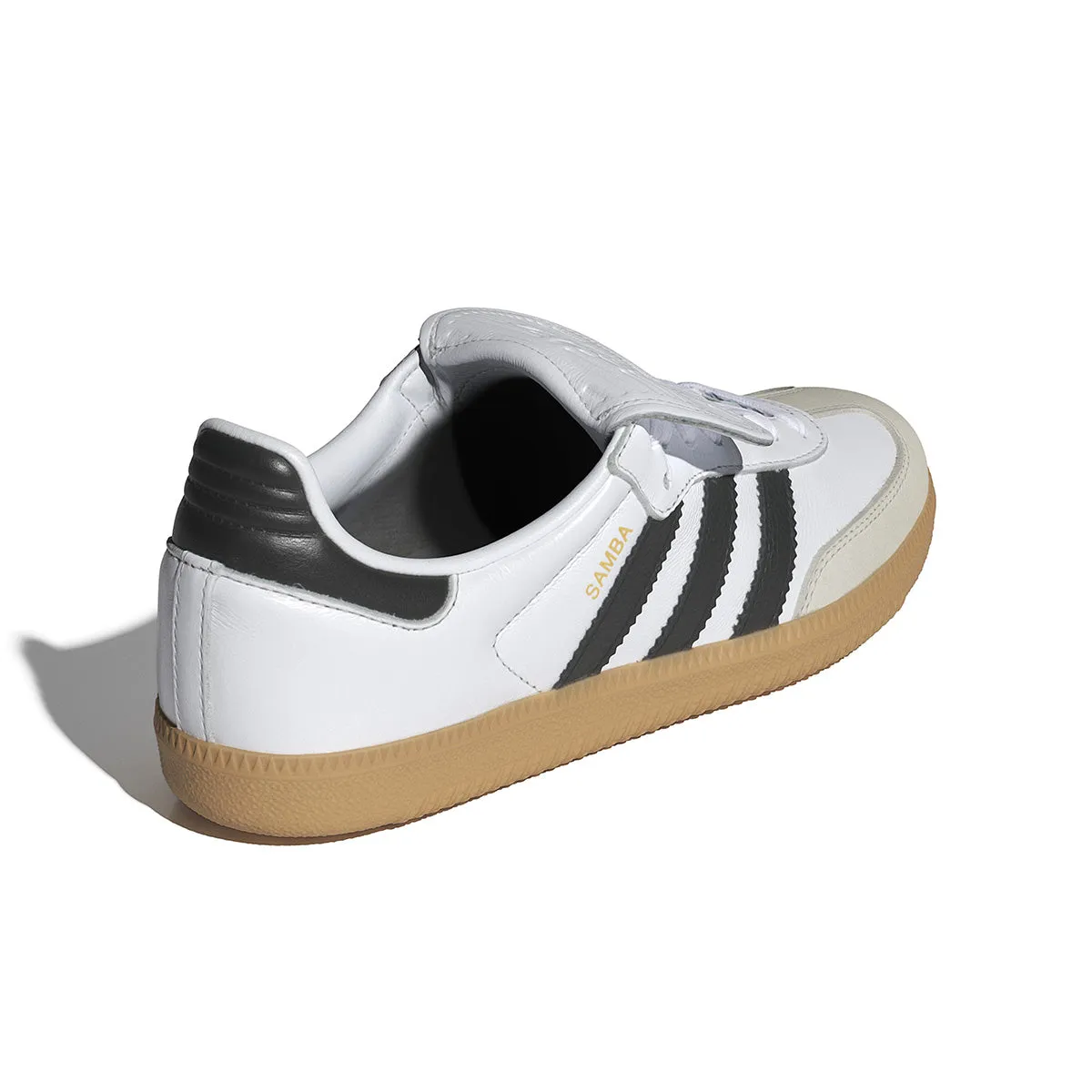 Flexible Design Cotton Base Wmns Samba LT 'White Black Gold Metallic'
