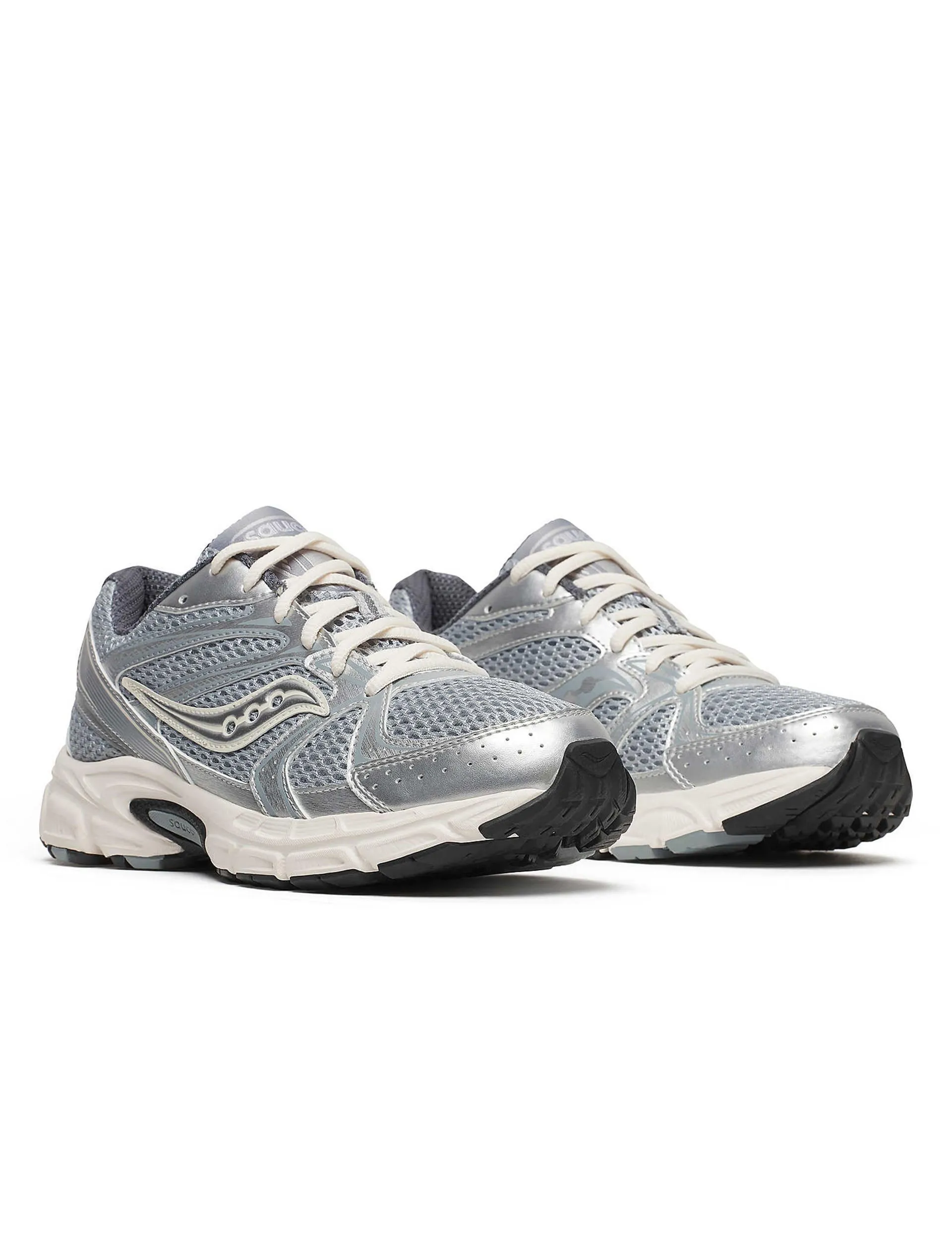 Ride Millennium - Silver/Cream Cold weather running fashion - forward shoe intention