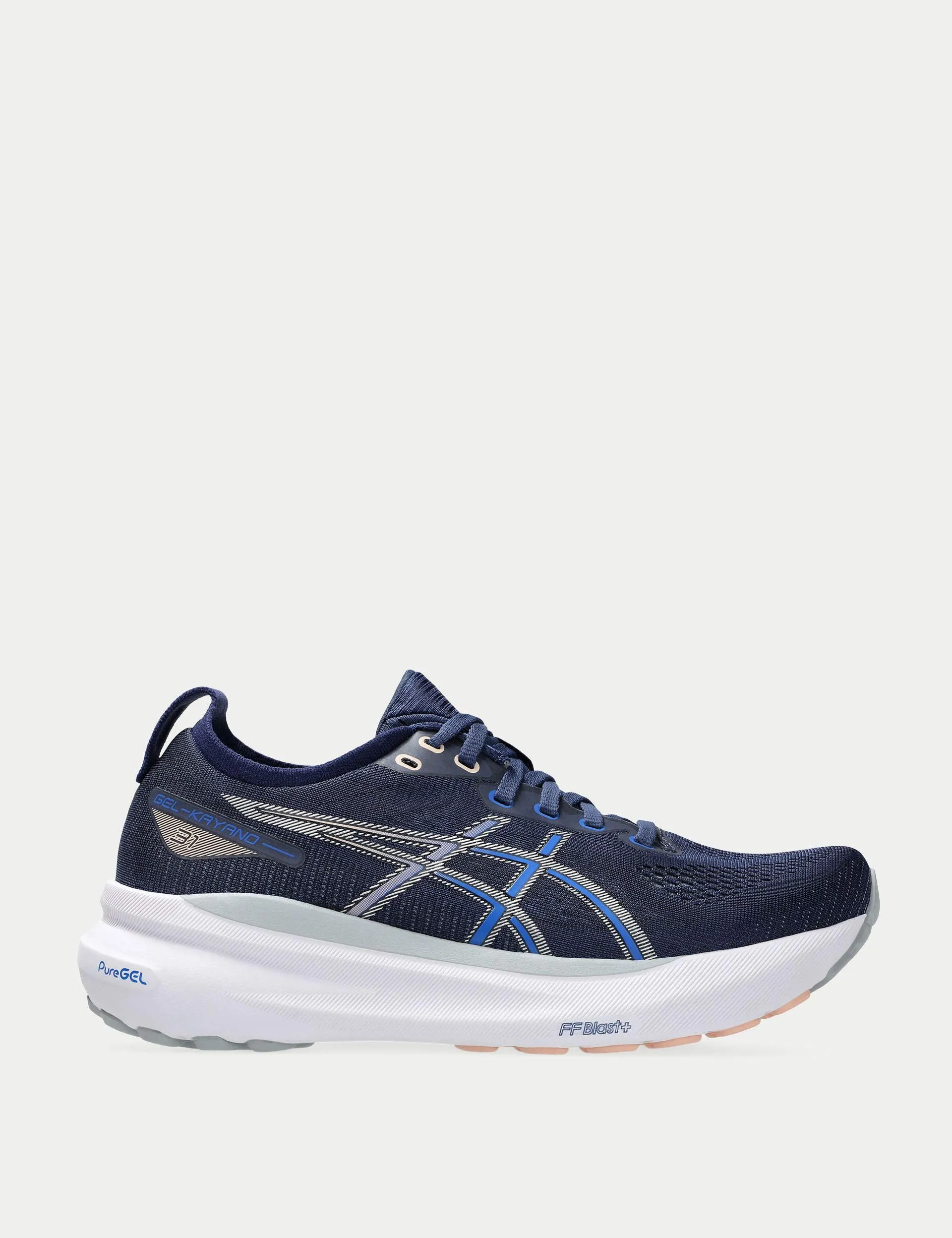 Kinetic - powered asphalt shoes Gel Kayano 31 Indigo Blue/ Pure Silver