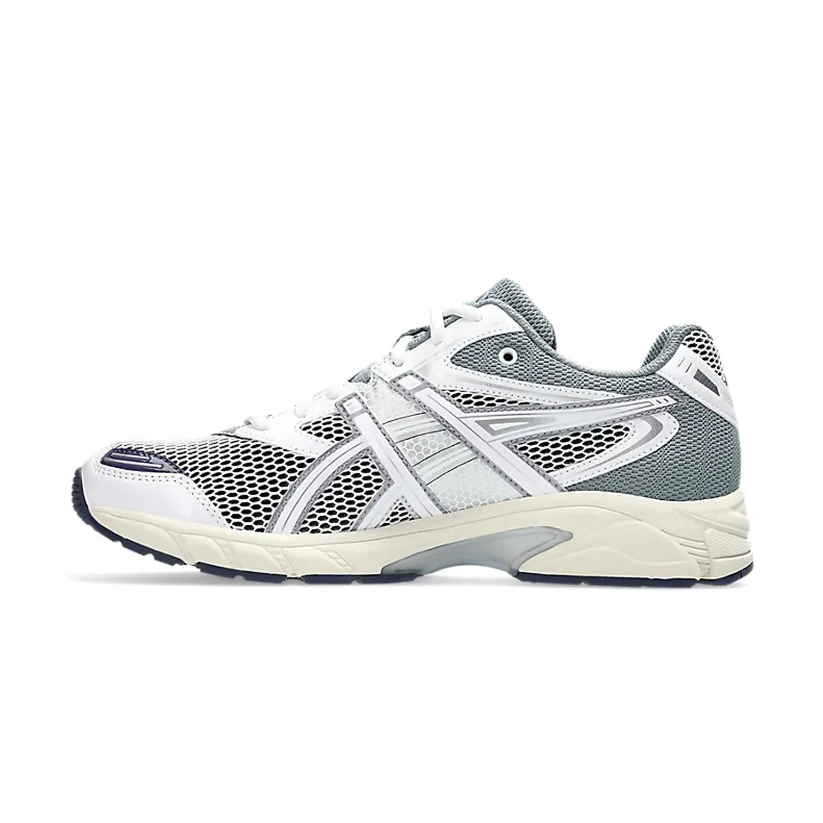 French Soft King Walk GEL-DS Trainer 14 'White Pure Silver'