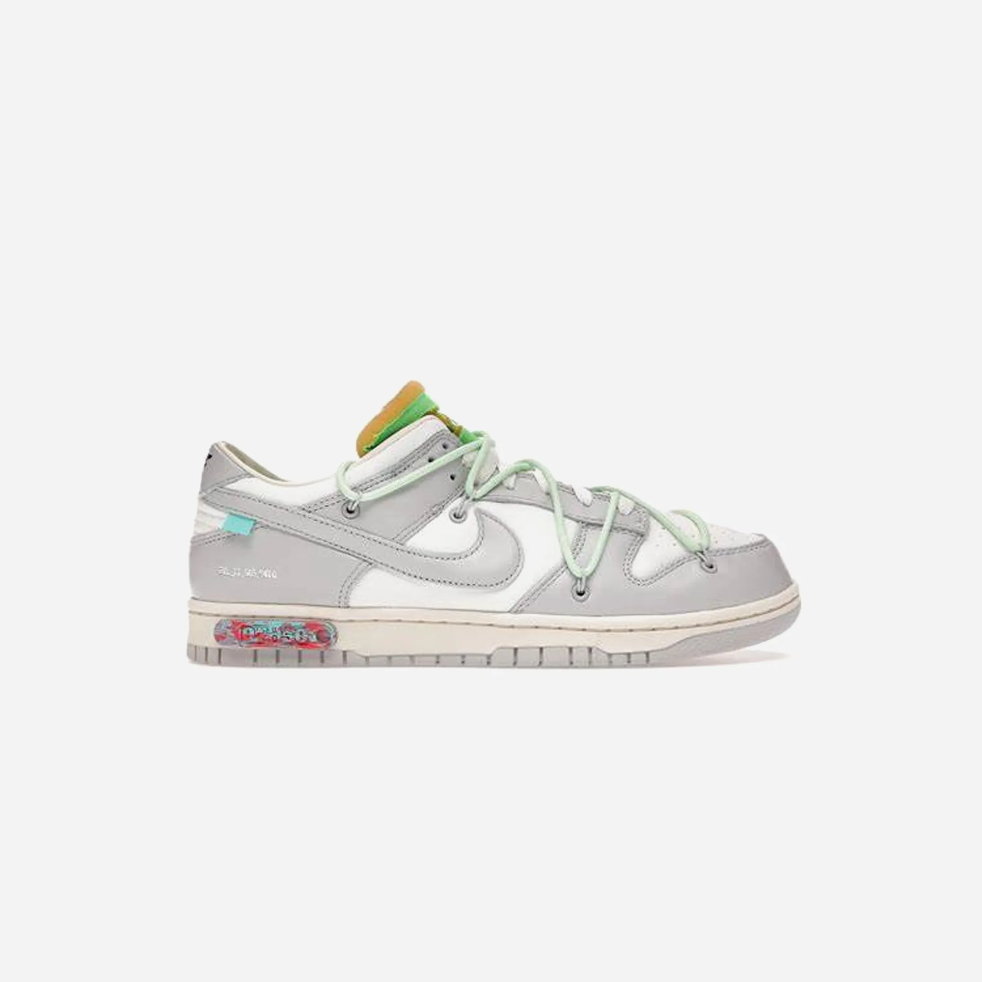 Nike Dunk Low Off-White Lot 7 Ergonomic Insole Daily Fashion