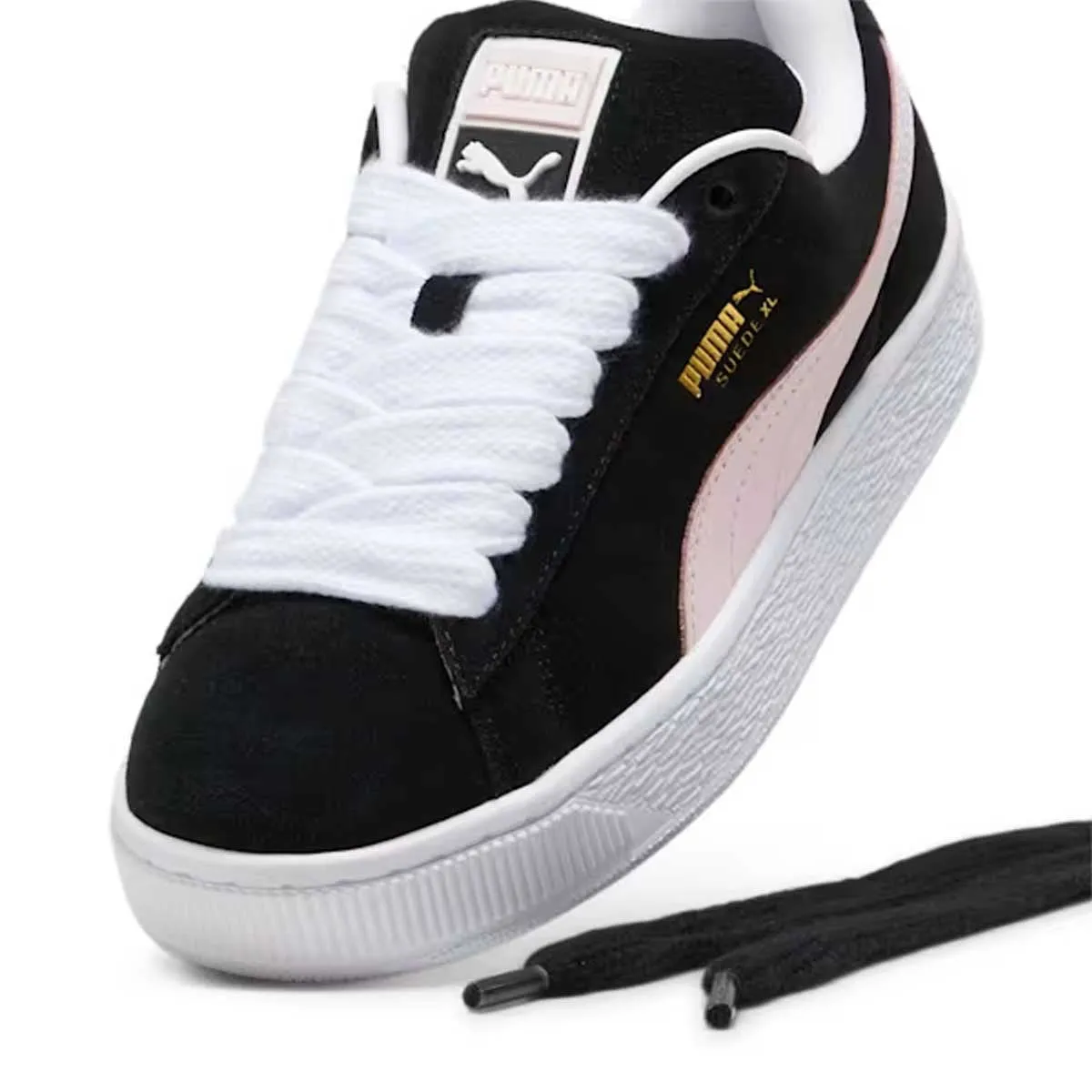 Suede XL 'Black Whisp Of Pink' Spring Bloom On Trend