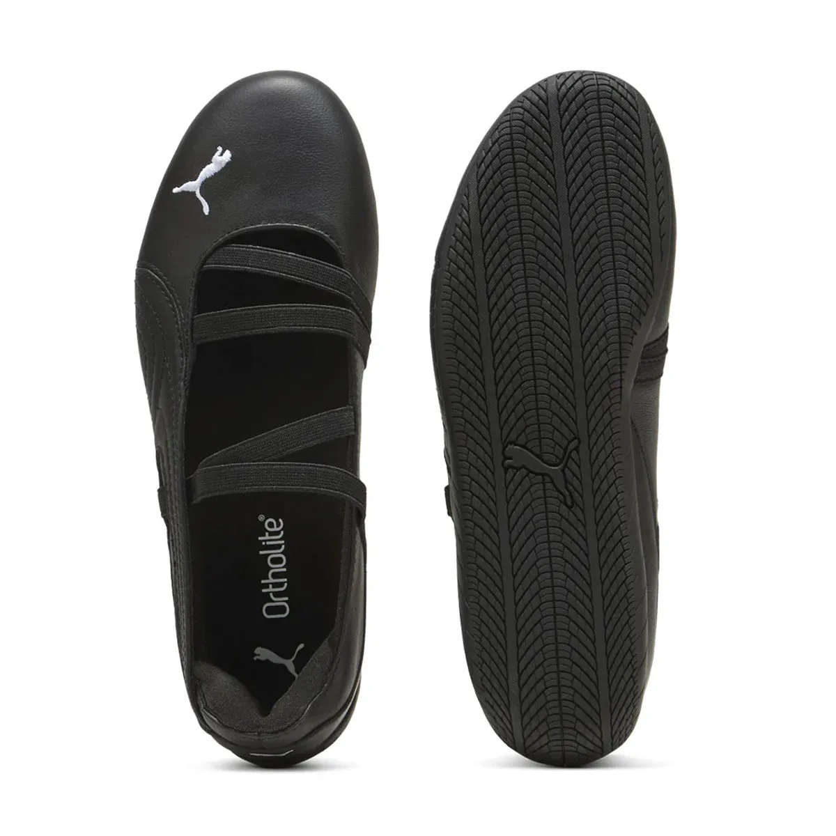 Wmns Speedcat Ballet Leather 'PUMA Black' Buckle Fit